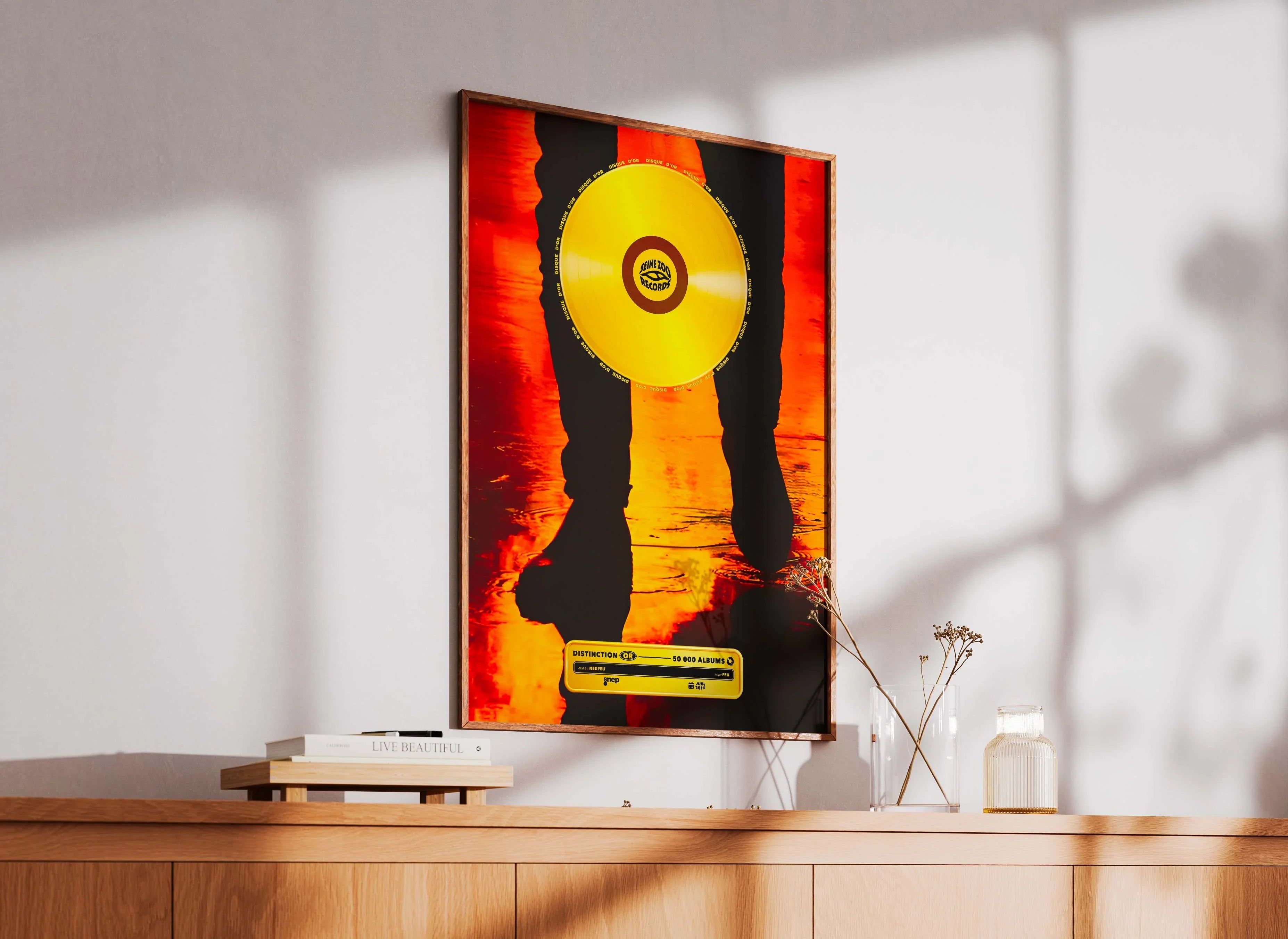 Disque D'Or Feu Nekfeu - Backyard