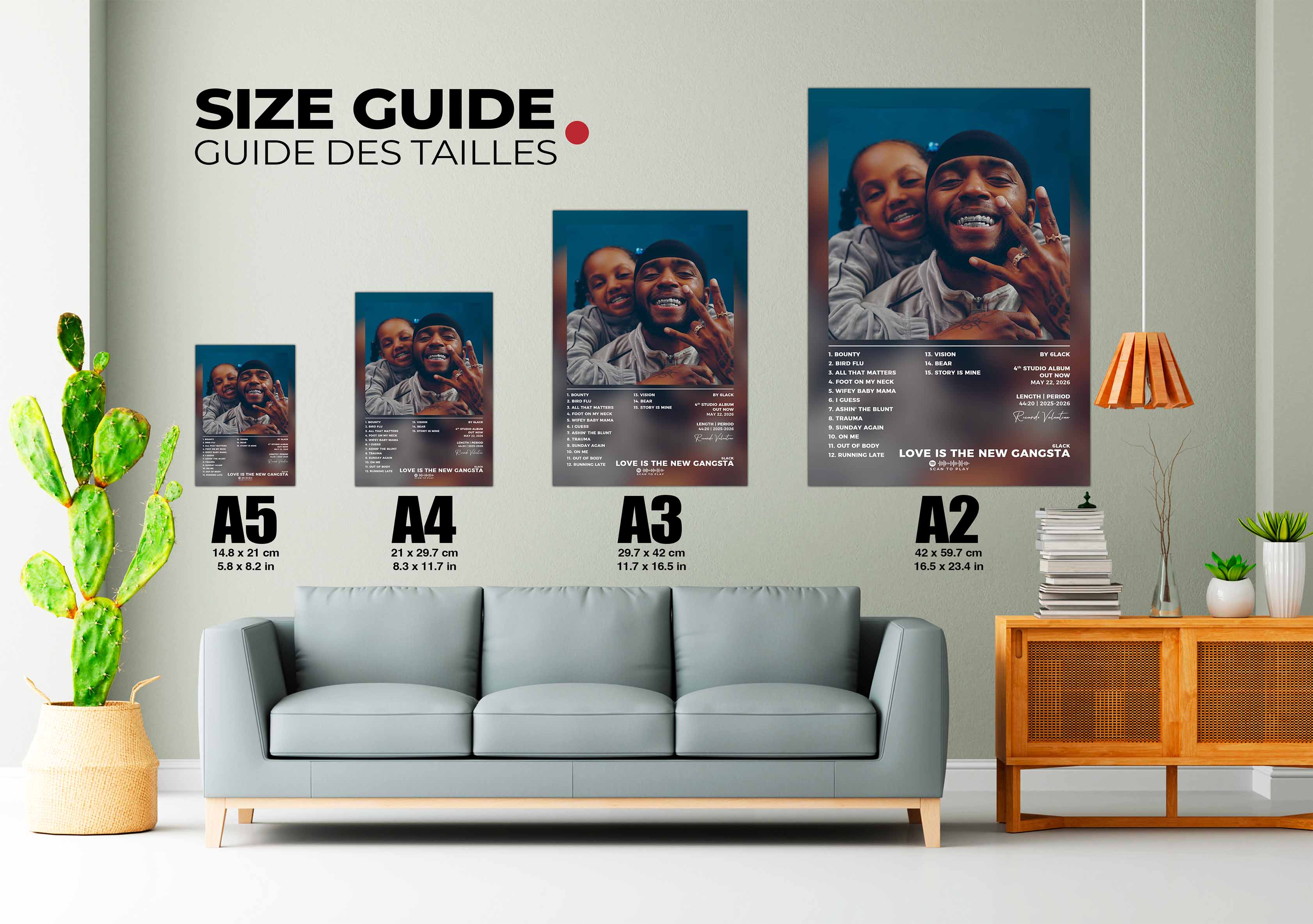 Poster Love Is The New Gangsta 6lack