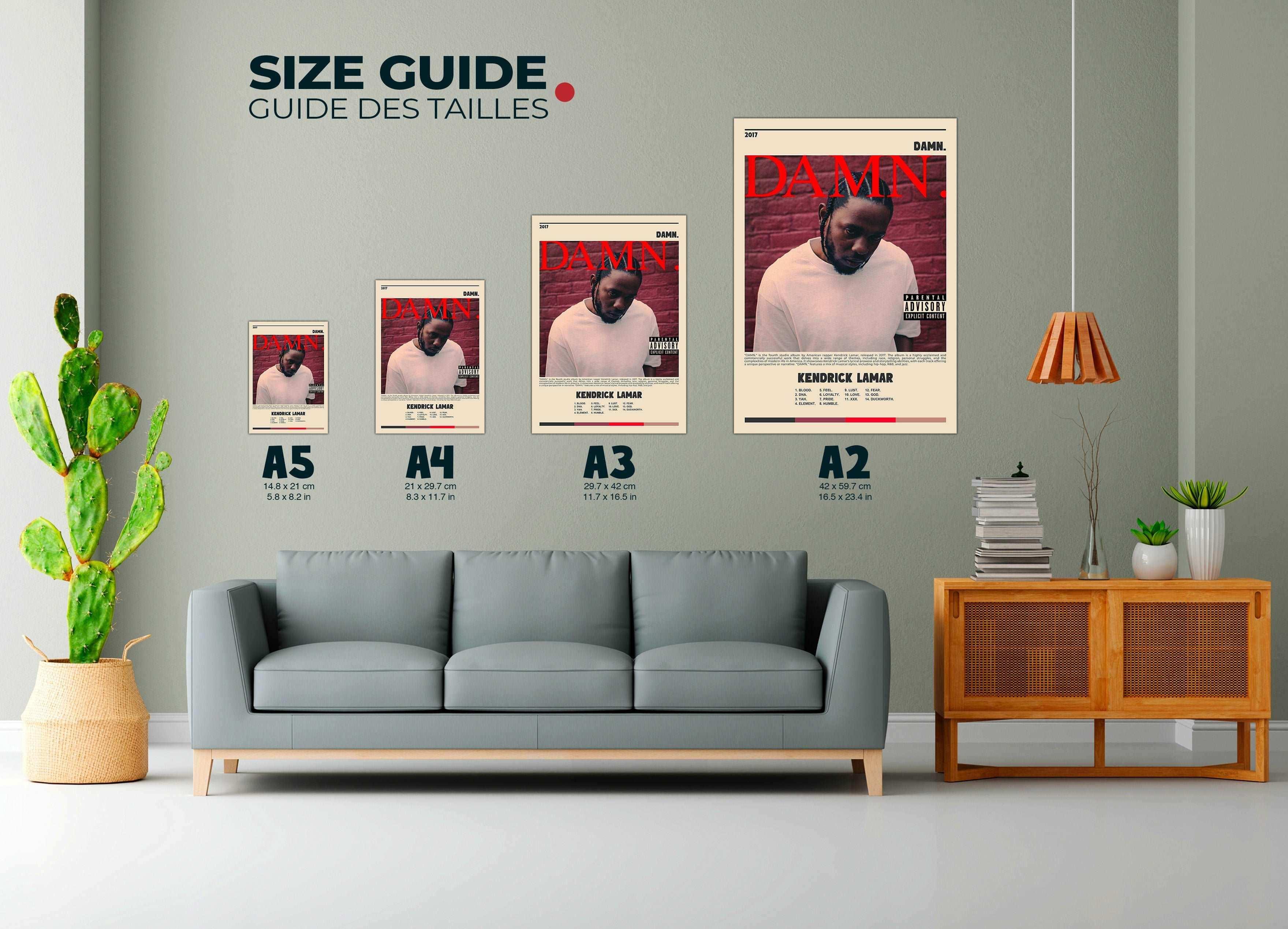 Damn Kendrick Lamar Poster - Backyard