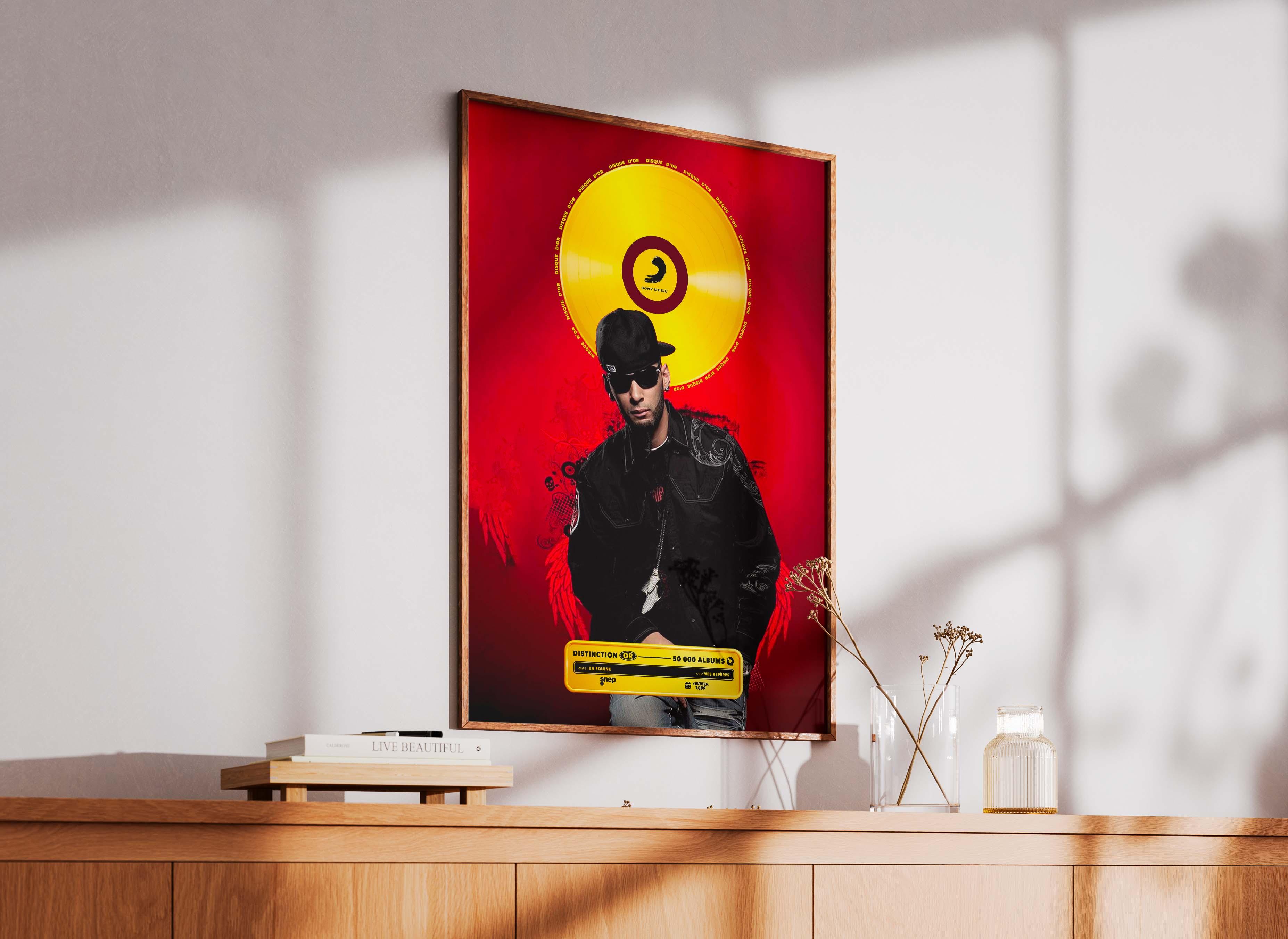 Disque D'or Mes Repères La Fouine - Backyard