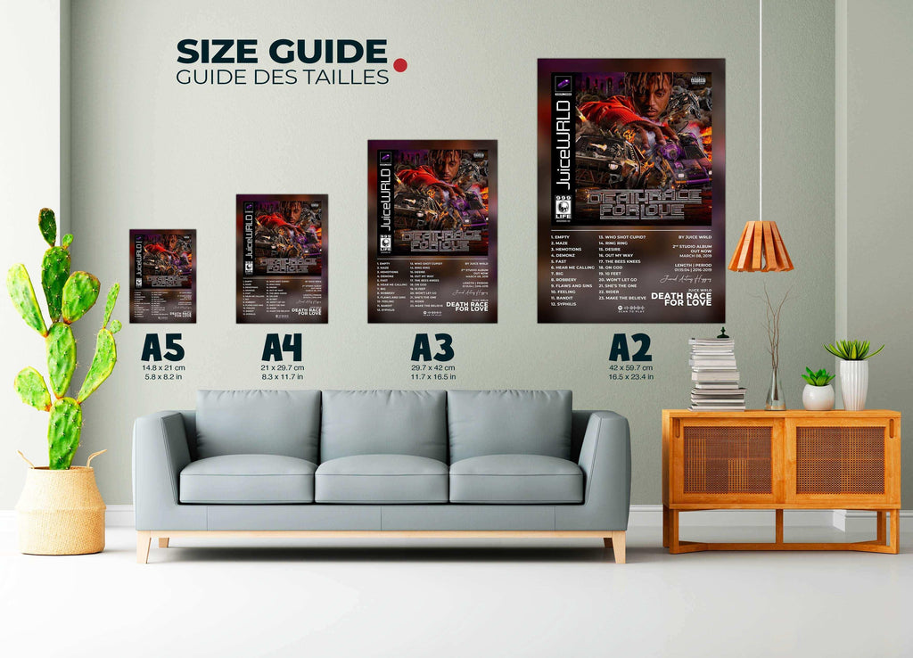 Death Race For Love Juice Wrld Poster - Backyard