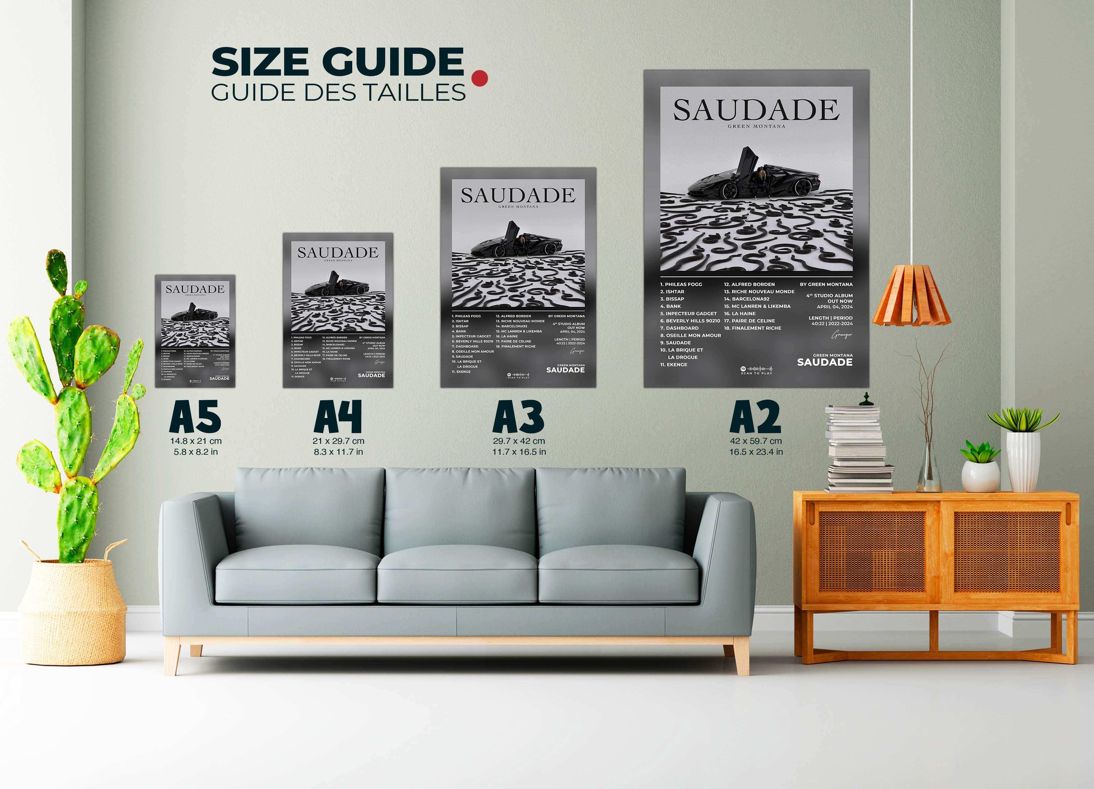 Saudade Green Montana Poster - Backyard