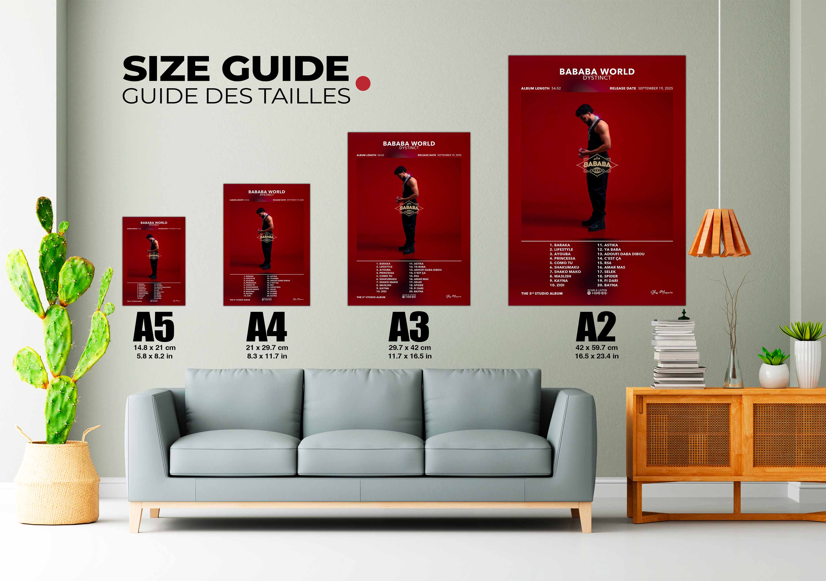 Poster Bababa World Dystinct