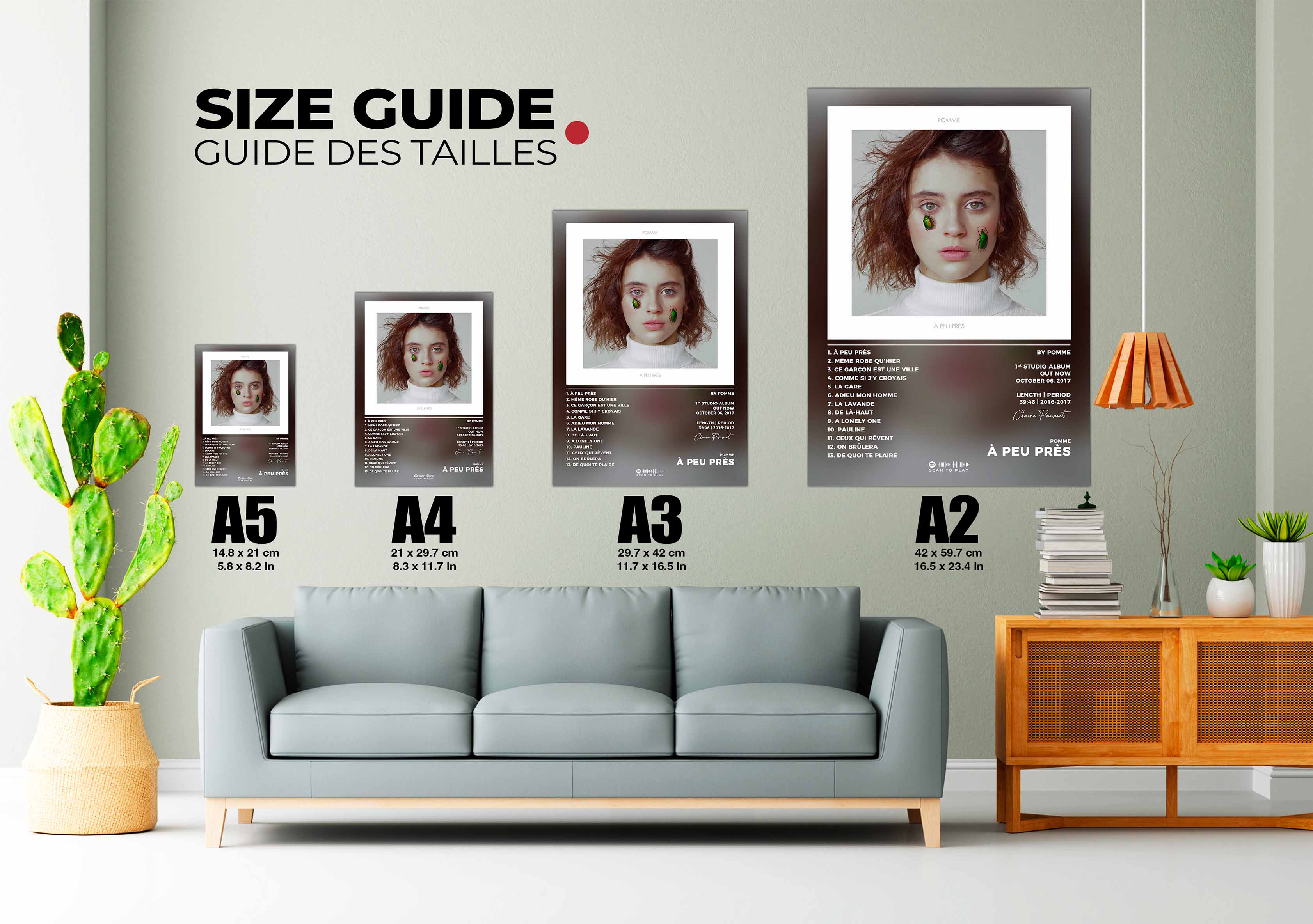 Poster À Peu Près Pomme