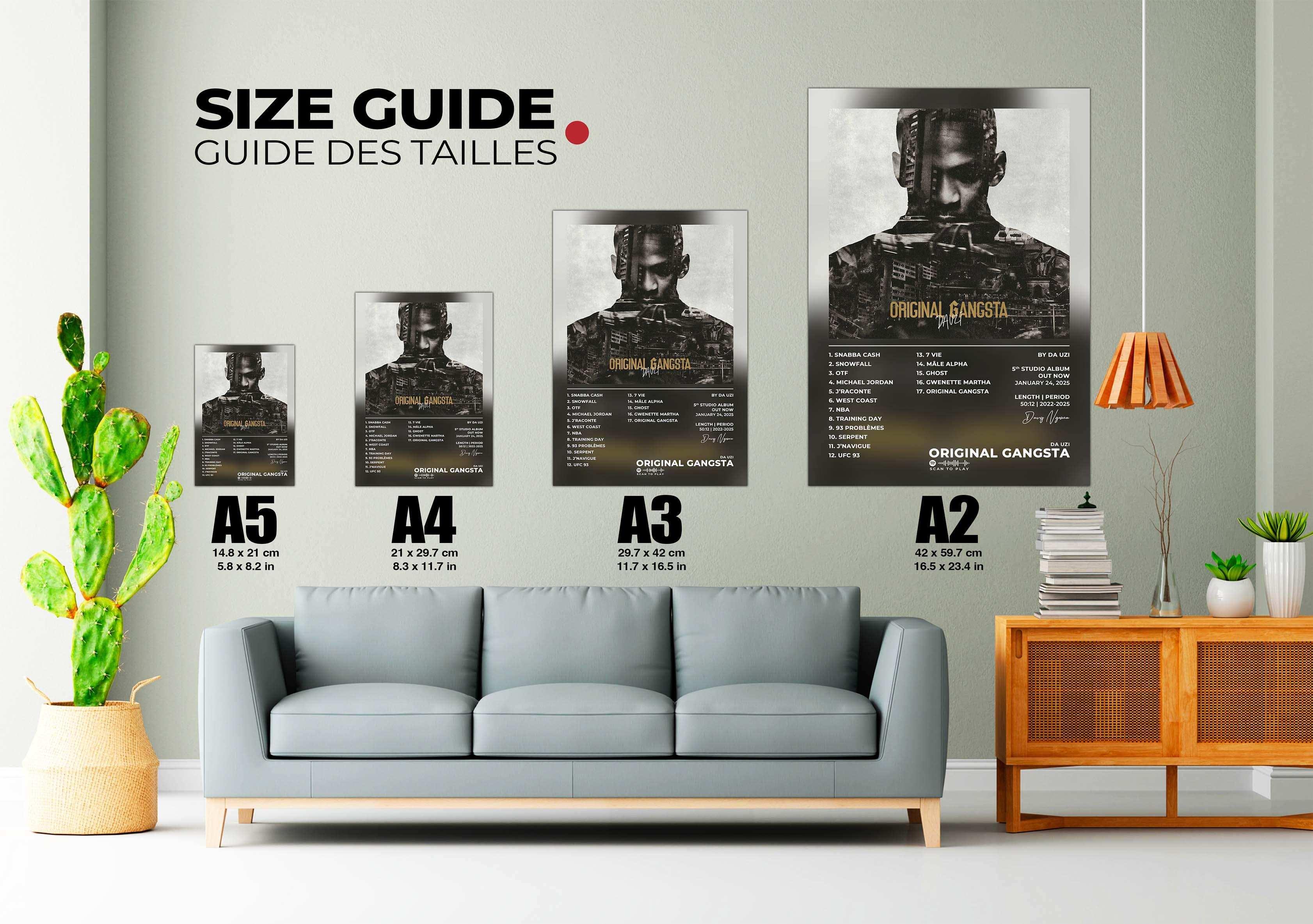 Original Gangsta Da Uzi Poster - Backyard