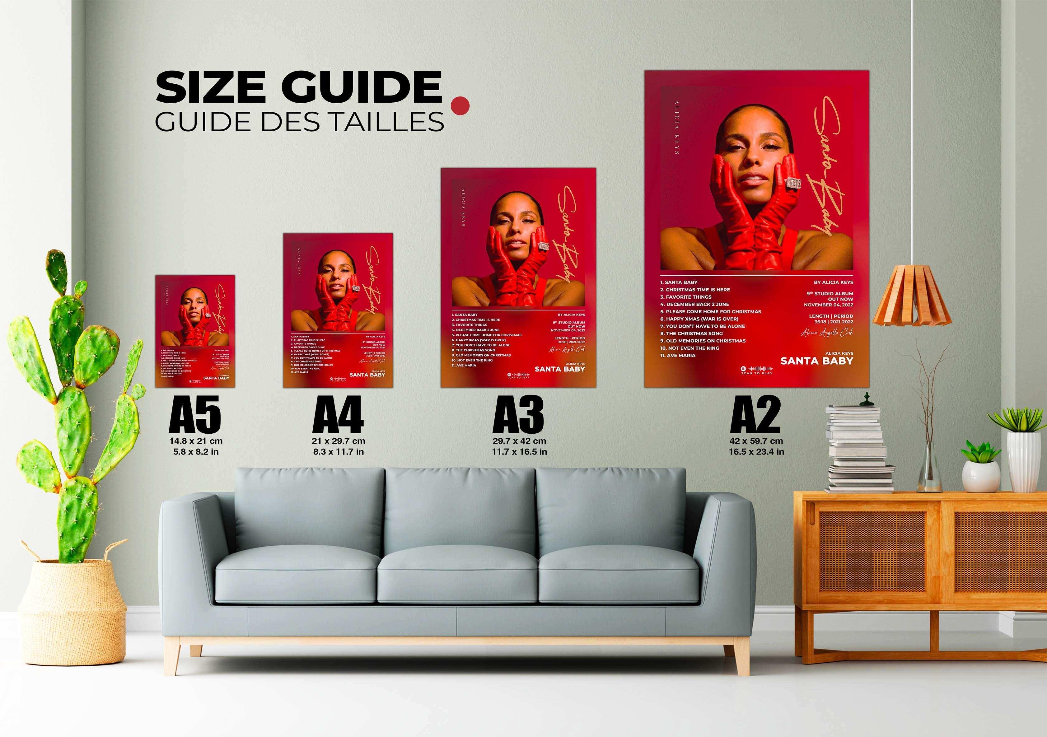 Poster Santa Baby Alicia Keys - Backyard