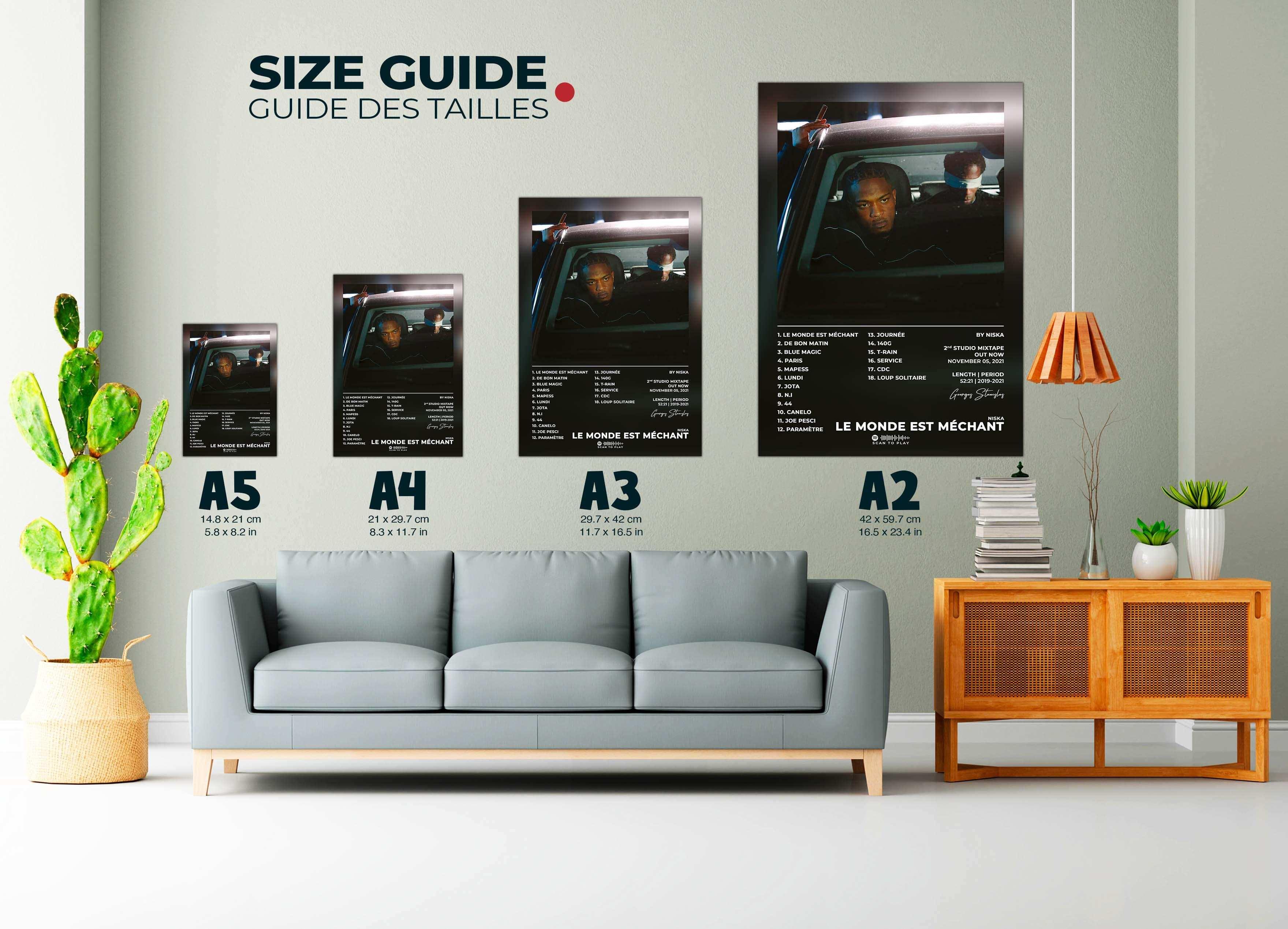 Le Monde Est Méchant Niska Poster - Backyard