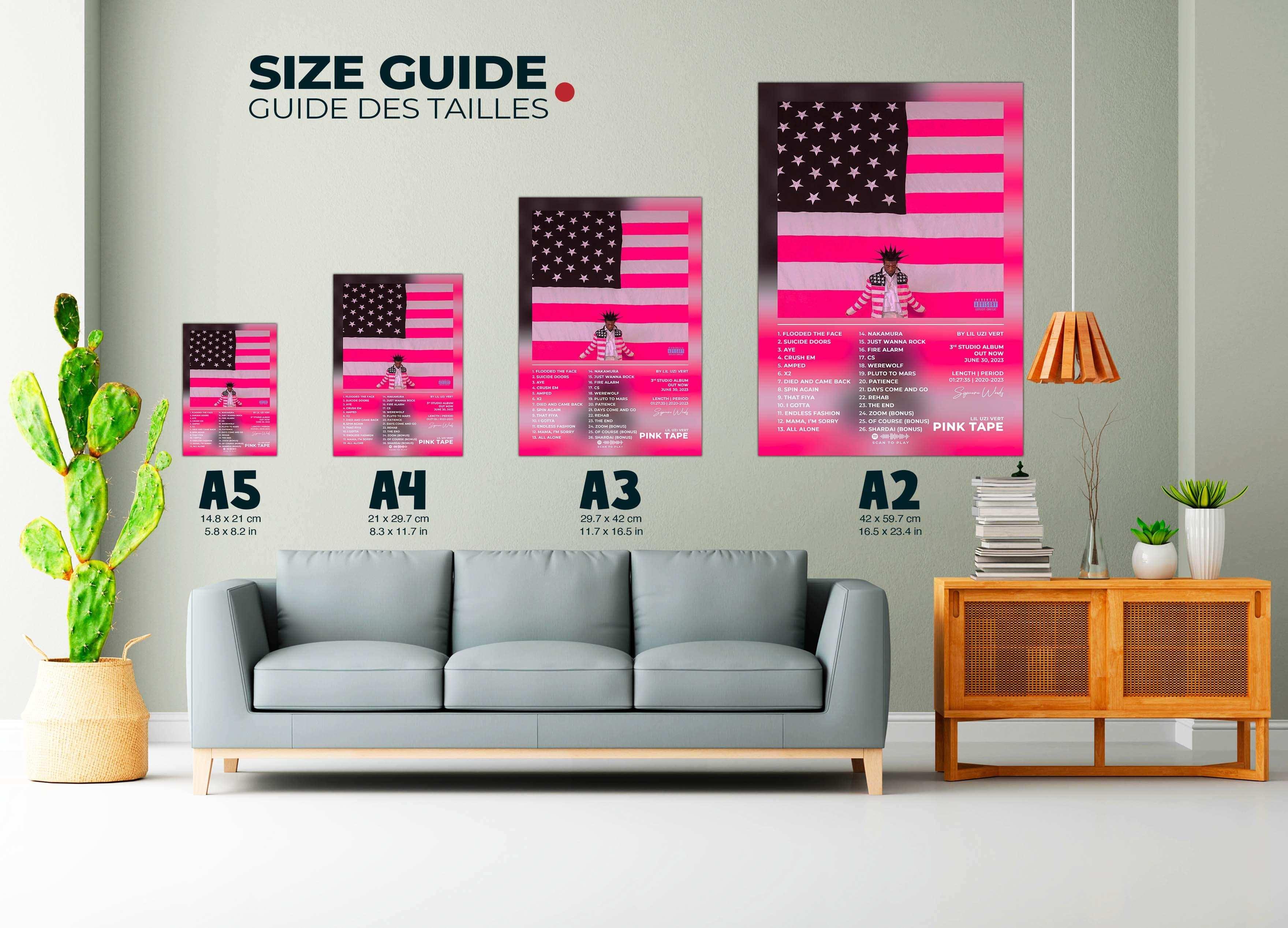 Pink Tape Lil Uzi Vert Poster - Backyard