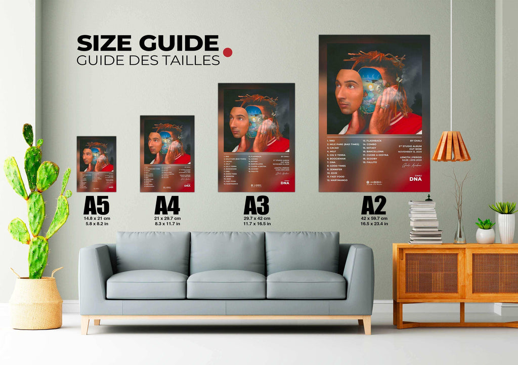 Poster DNA Ghali - Backyard