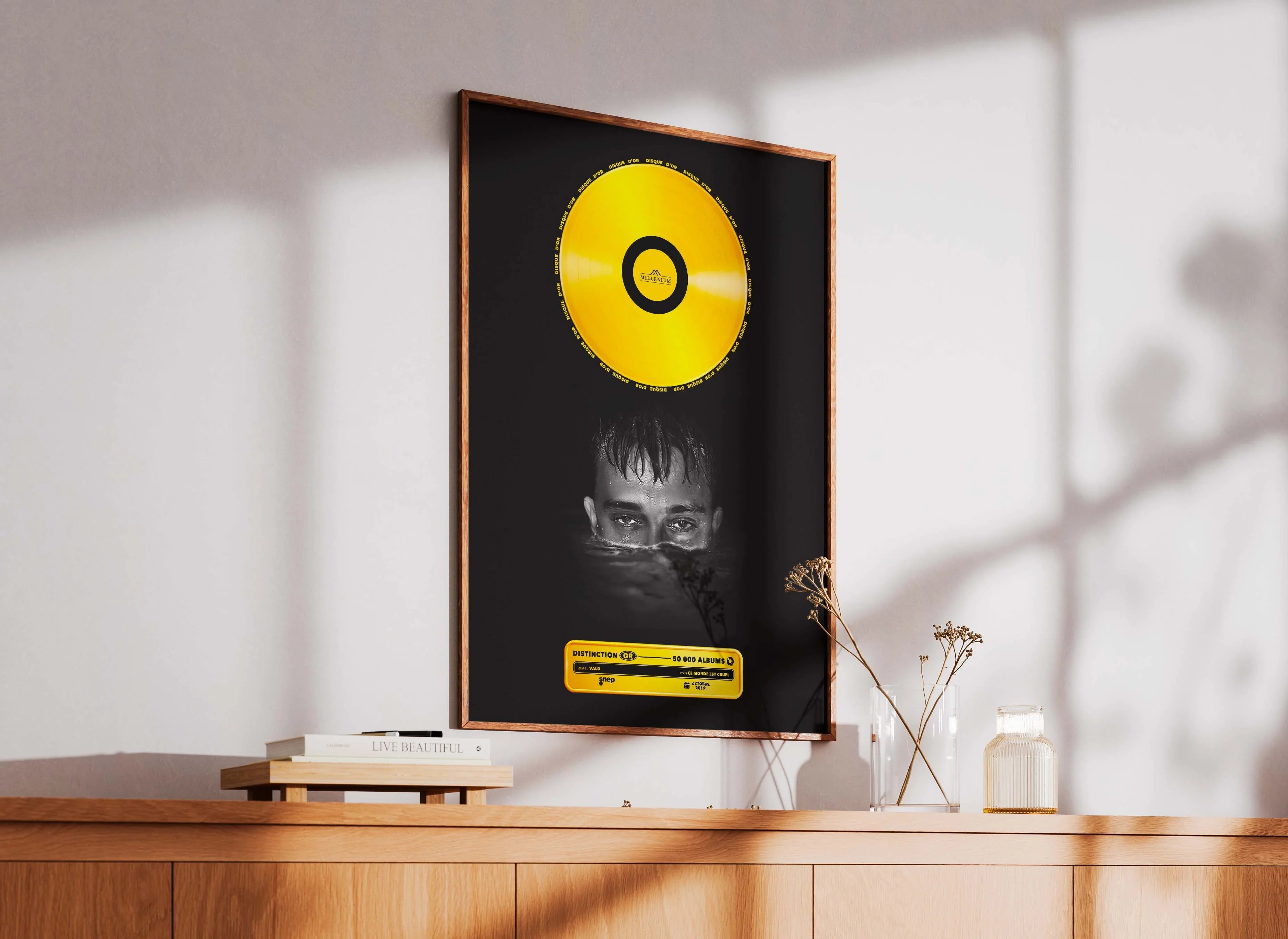 Disque D'Or Ce Monde Est Cruel Vald - Backyard