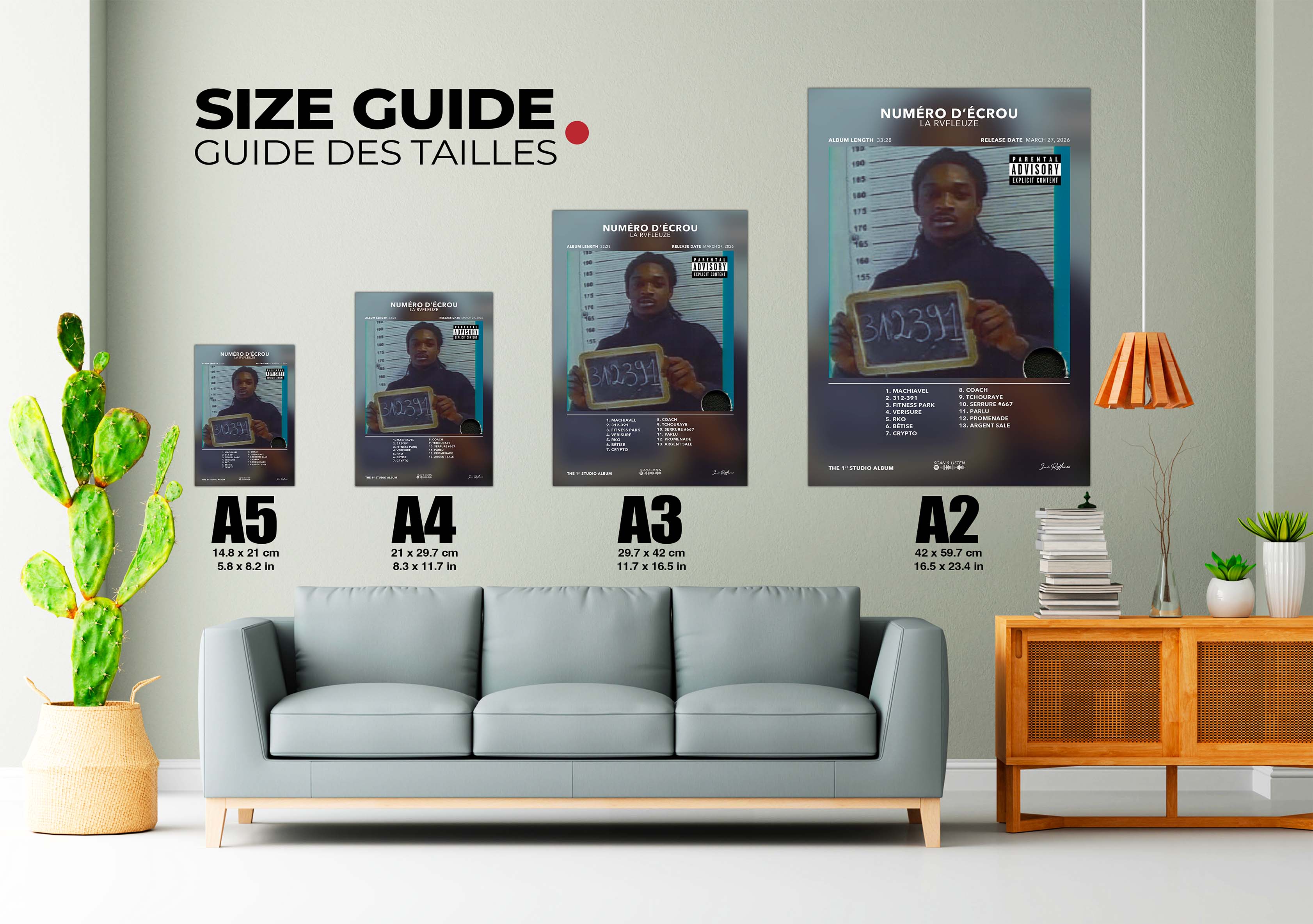 Poster Numéro D'ÉCrou La Rvfleuze