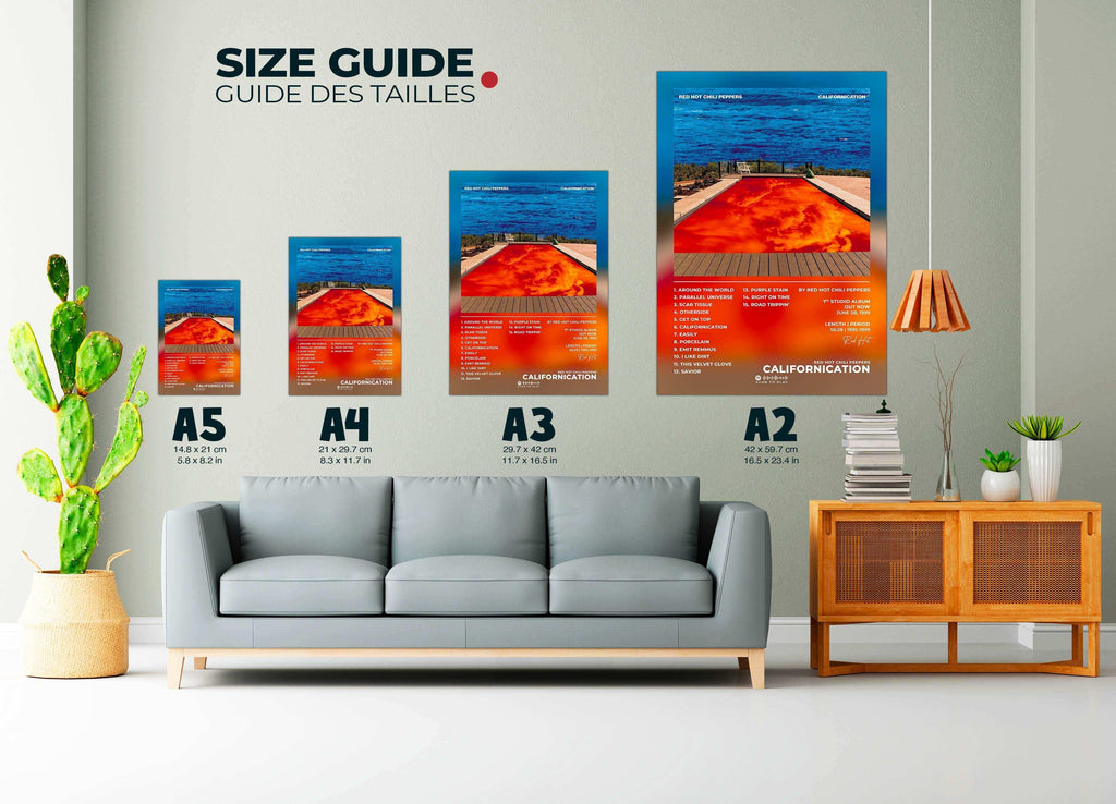 Californication Red Hot Chili Peppers Poster - Backyard