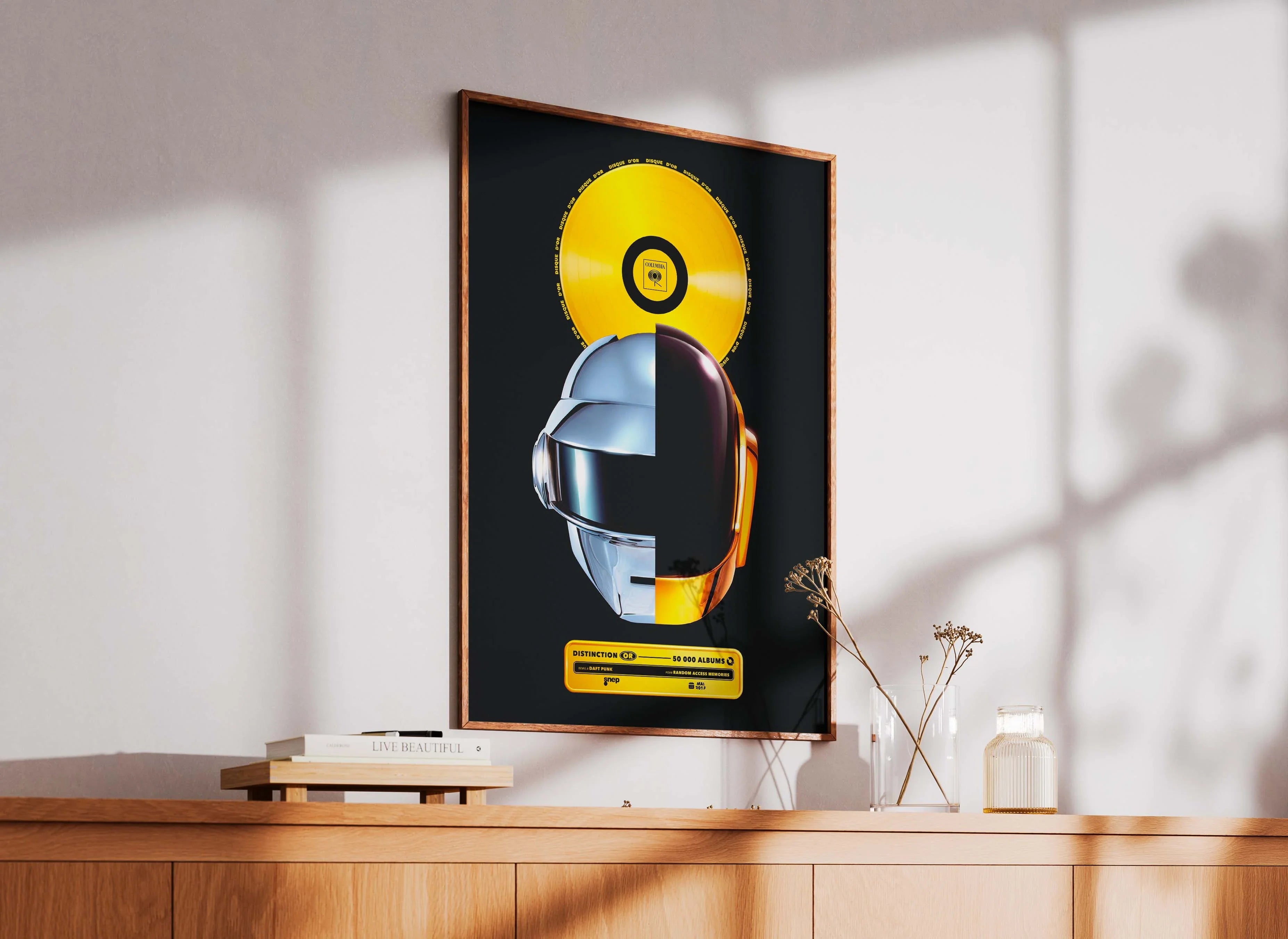 Disque D'or Random Access Memories Daft Punk - Backyard
