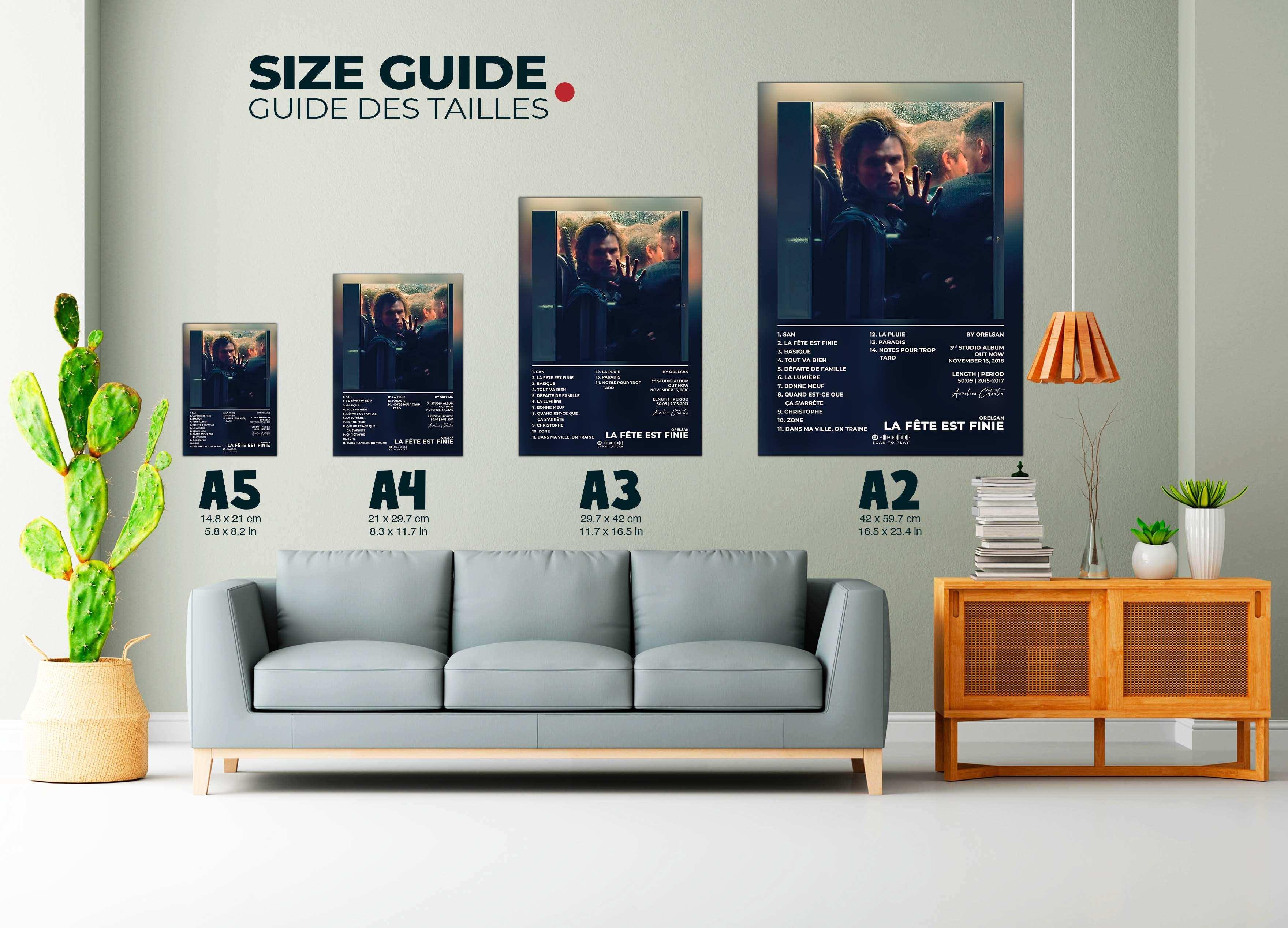 La Fete Est Finie Orelsan Poster - Backyard