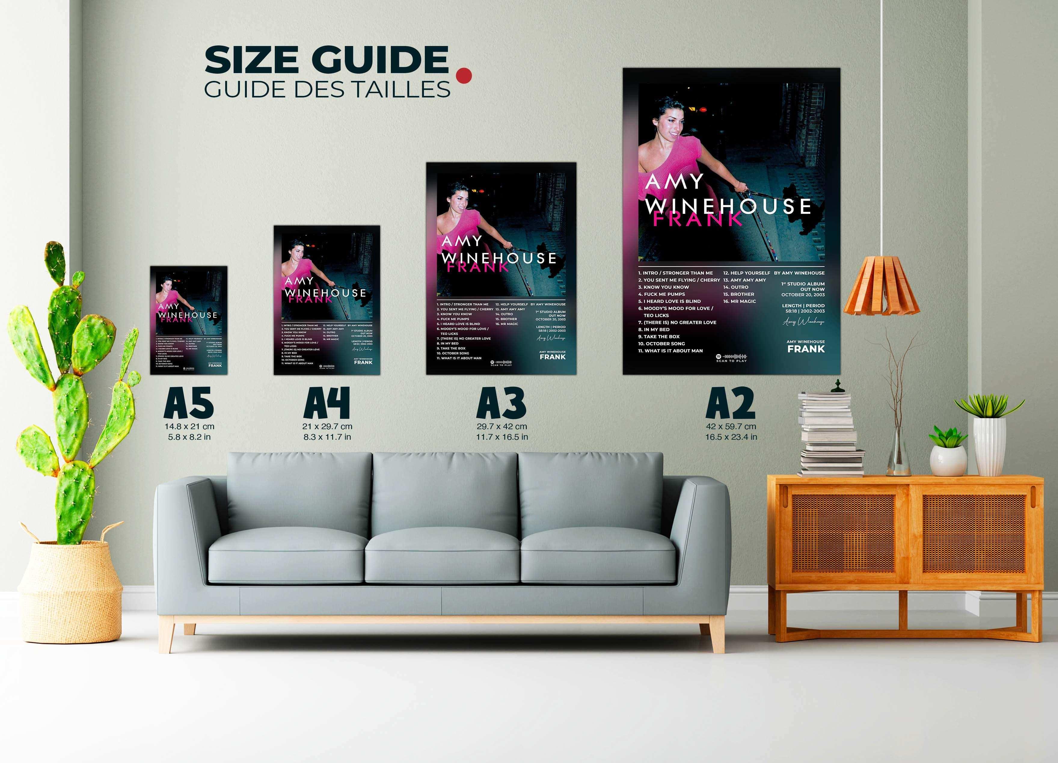 Frank Amy Winehouse Poster - Backyard