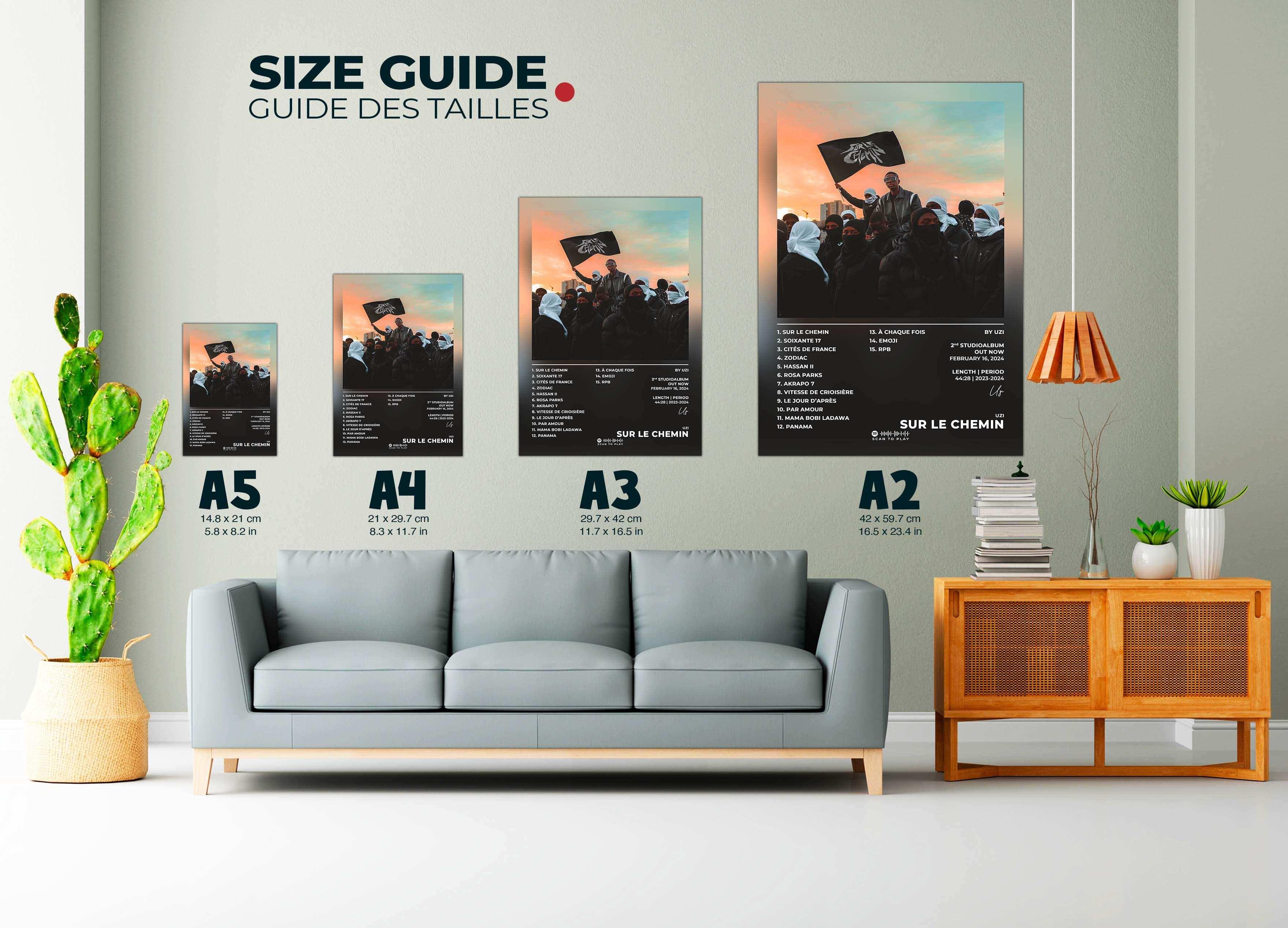 Sur Le Chemin Uzi Poster - Backyard