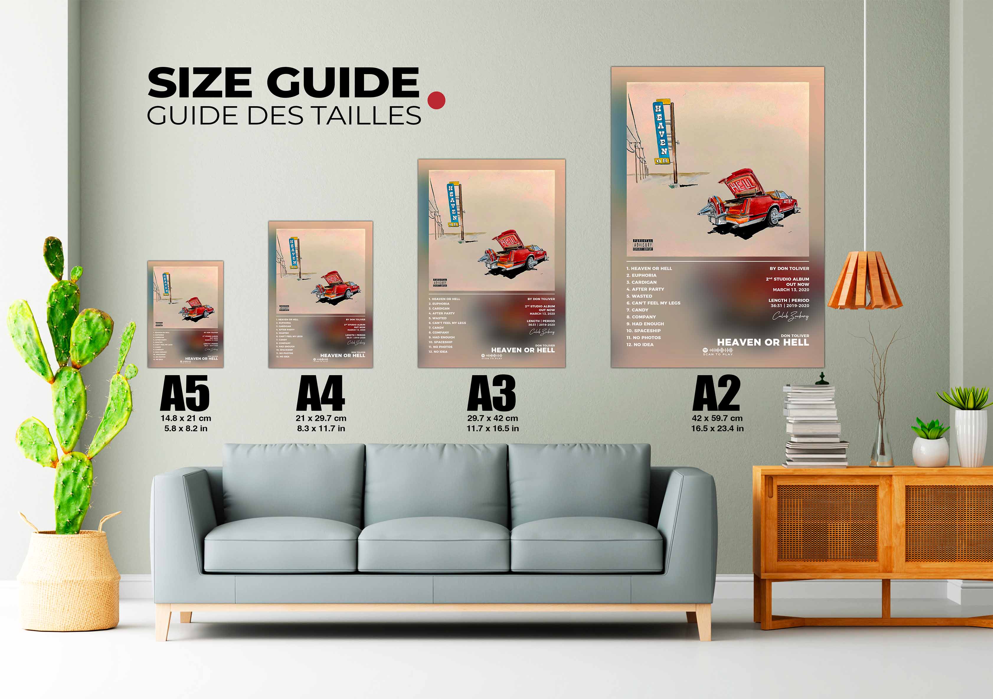 Poster Heaven Or Hell Don Toliver