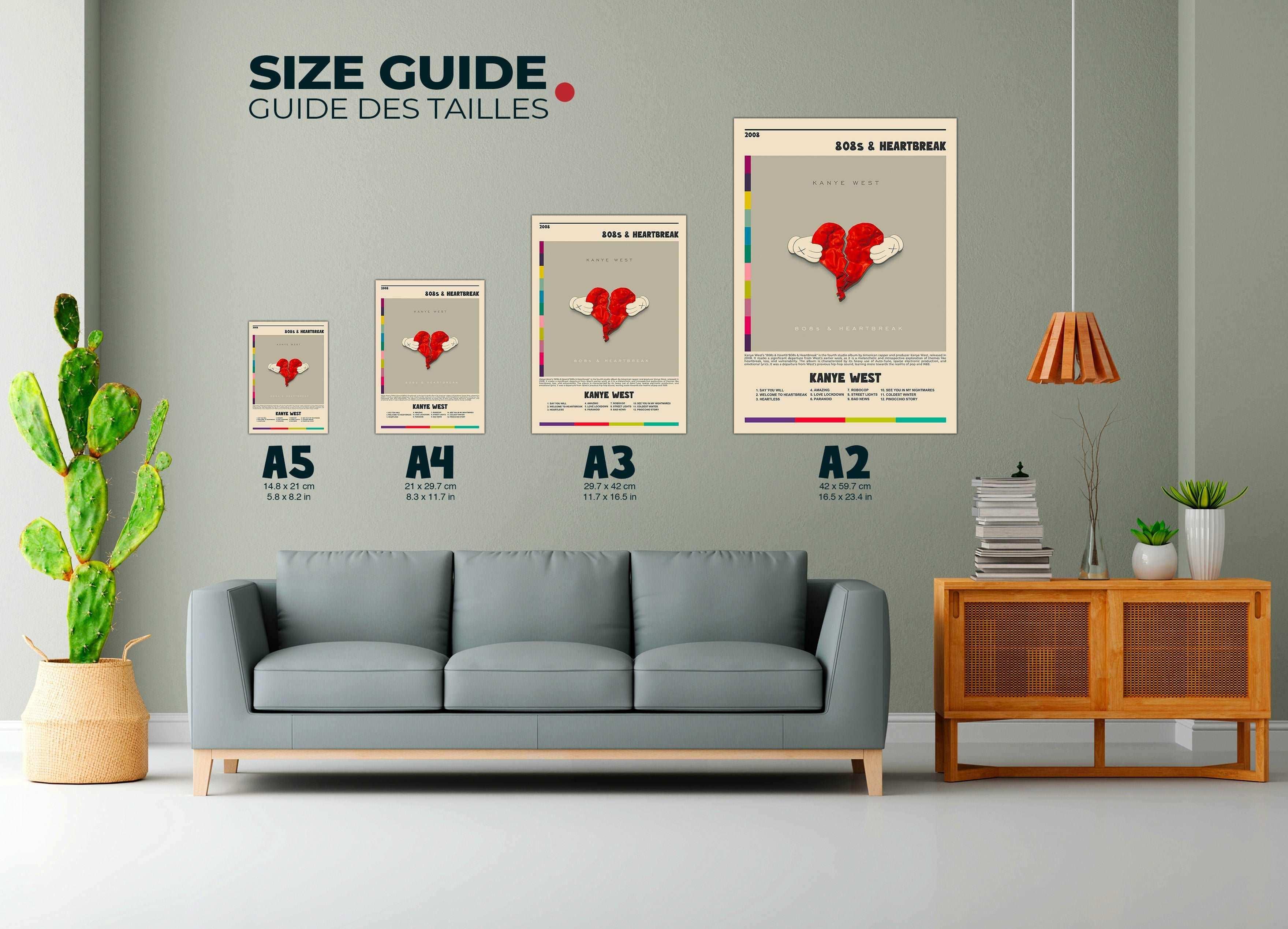 808's & Heartbreak Kanye West Poster - Backyard