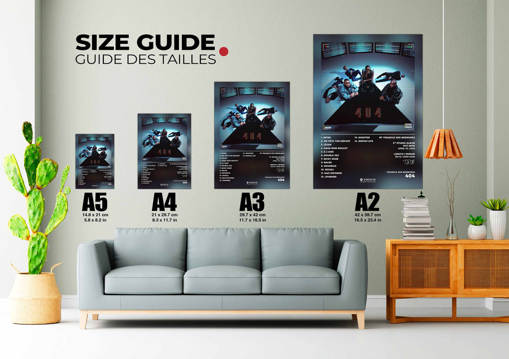 Poster 404 Triangles Des Bermudes