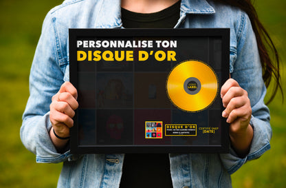 Personnalise ton disque d'or