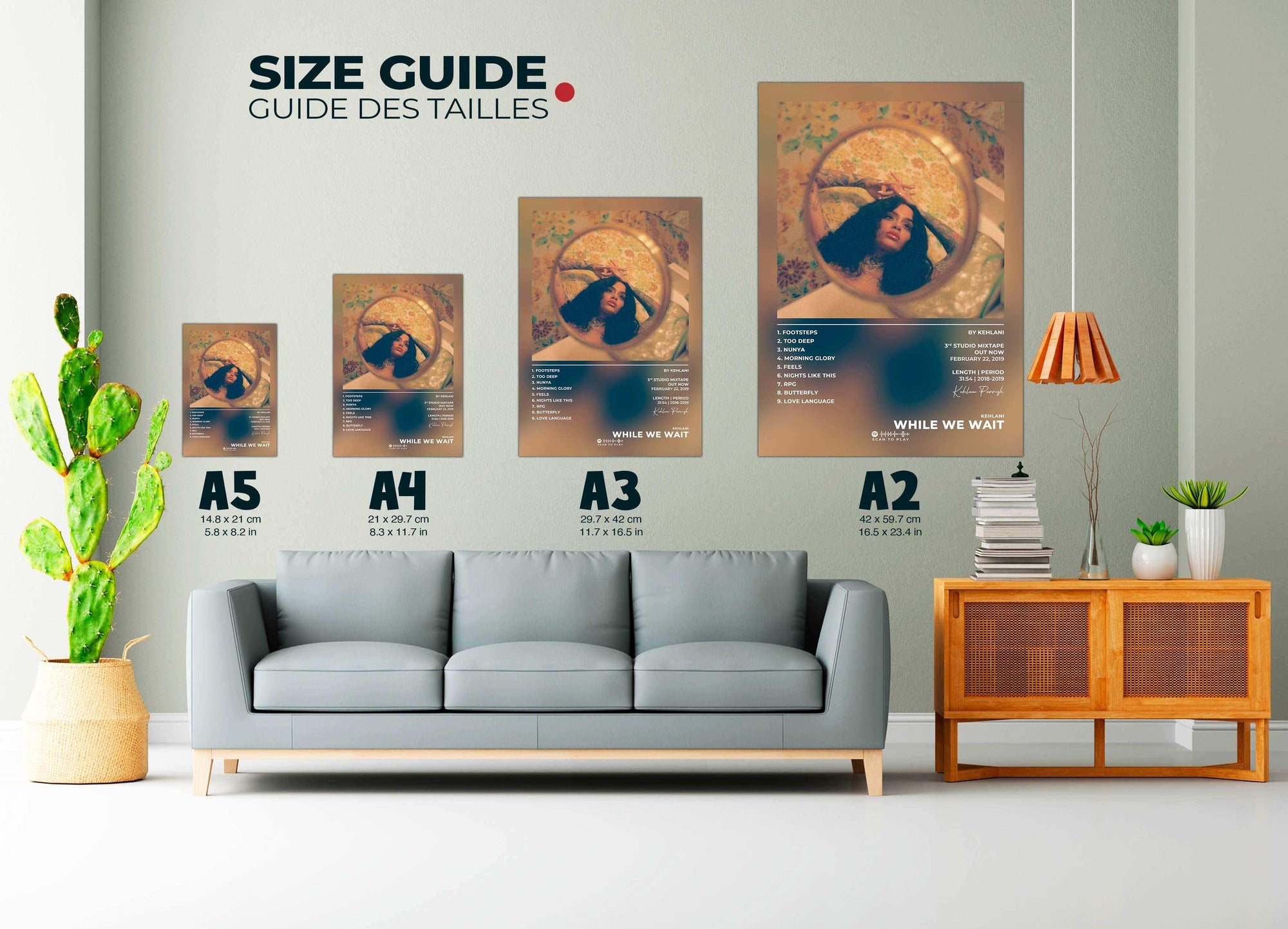 While We Wait Kehlani Poster - Backyard