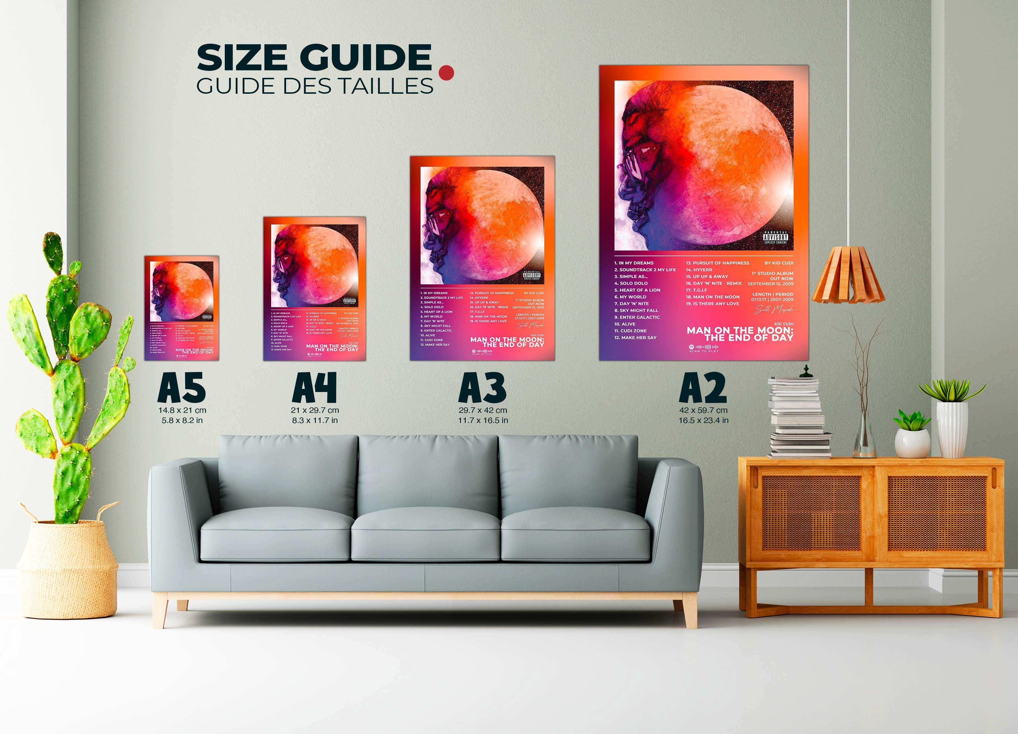 Man On The Moon : The End Of Day Kid Cudi Poster - Backyard