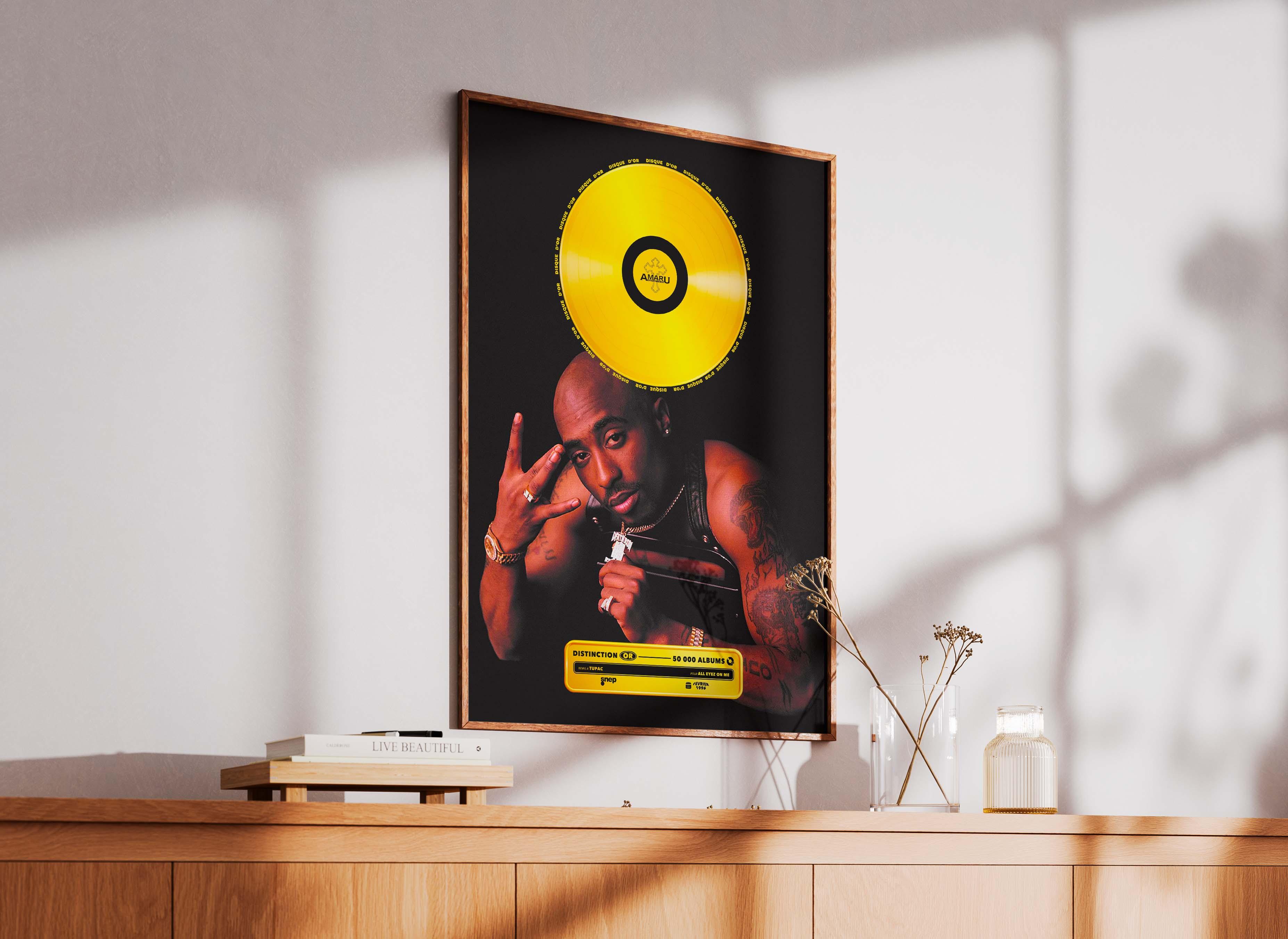 Disque D'or All Eyez On Me Tupac - Backyard