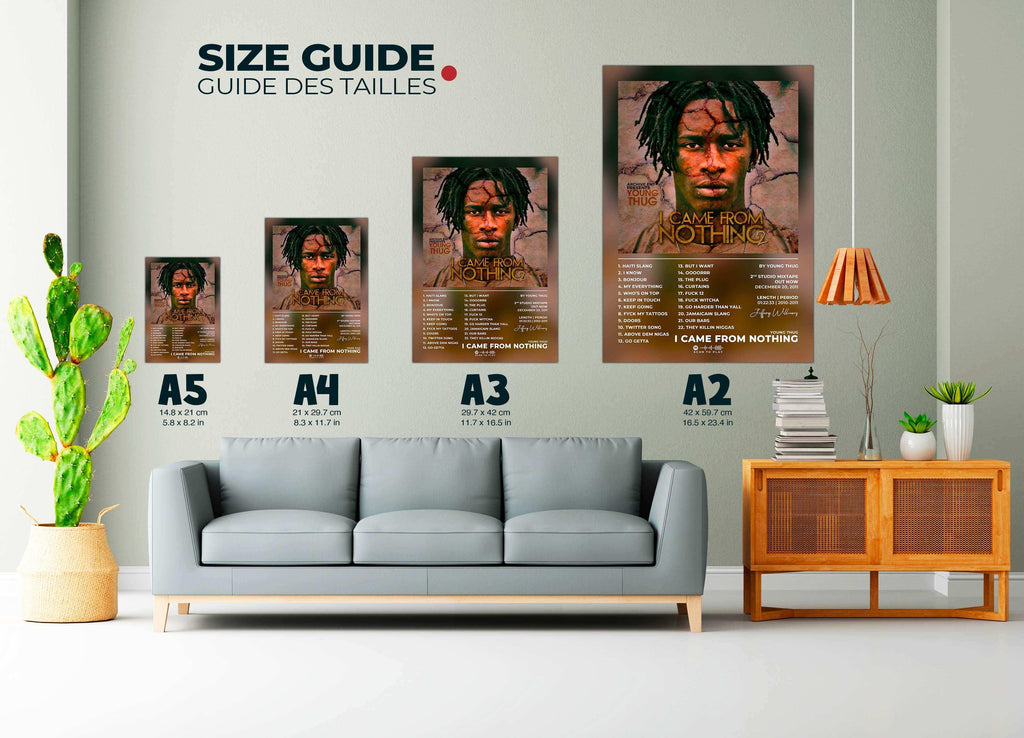 I Came From Nothing Young Thug Poster - Backyard