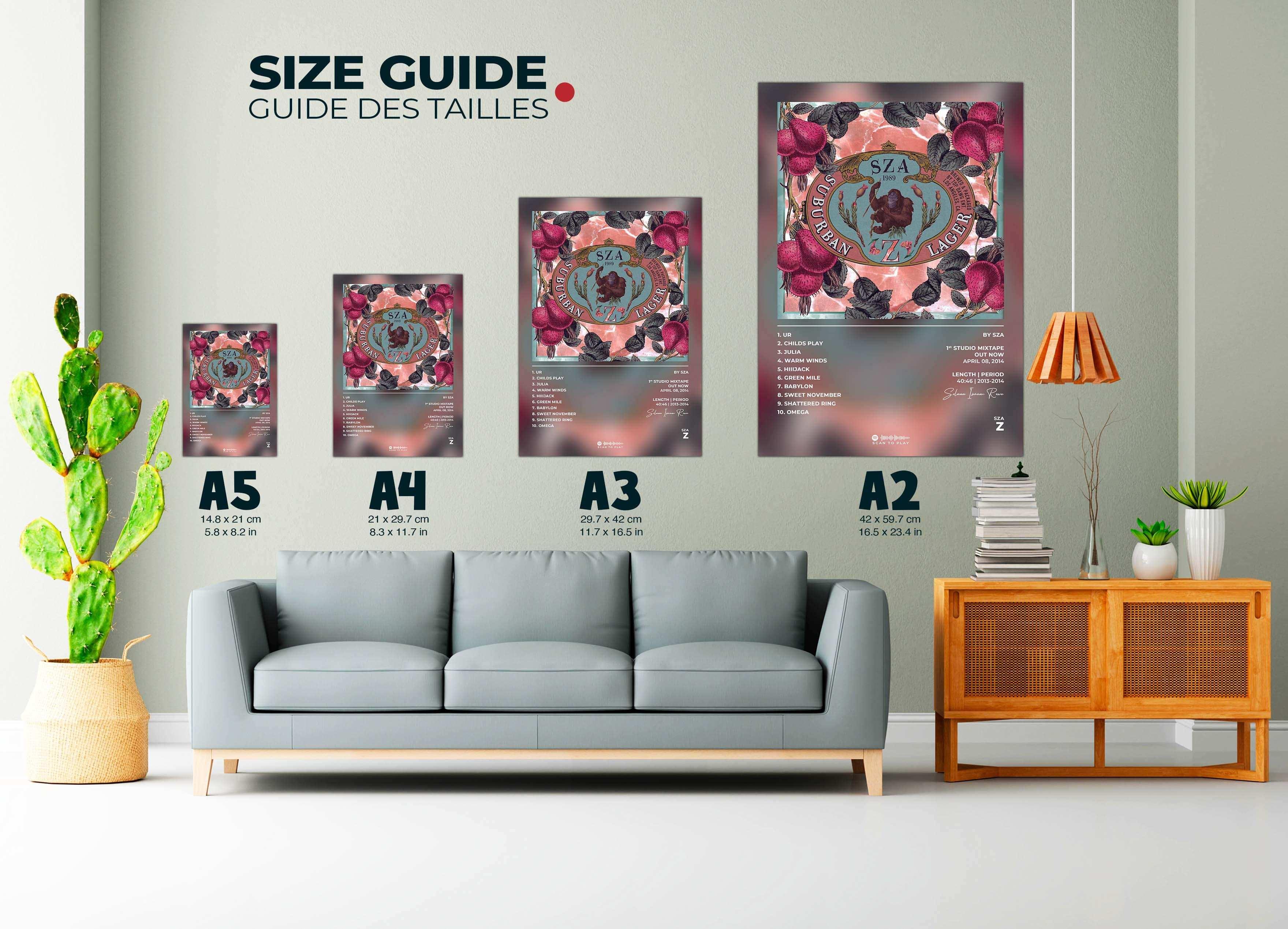 Z SZA Poster - Backyard