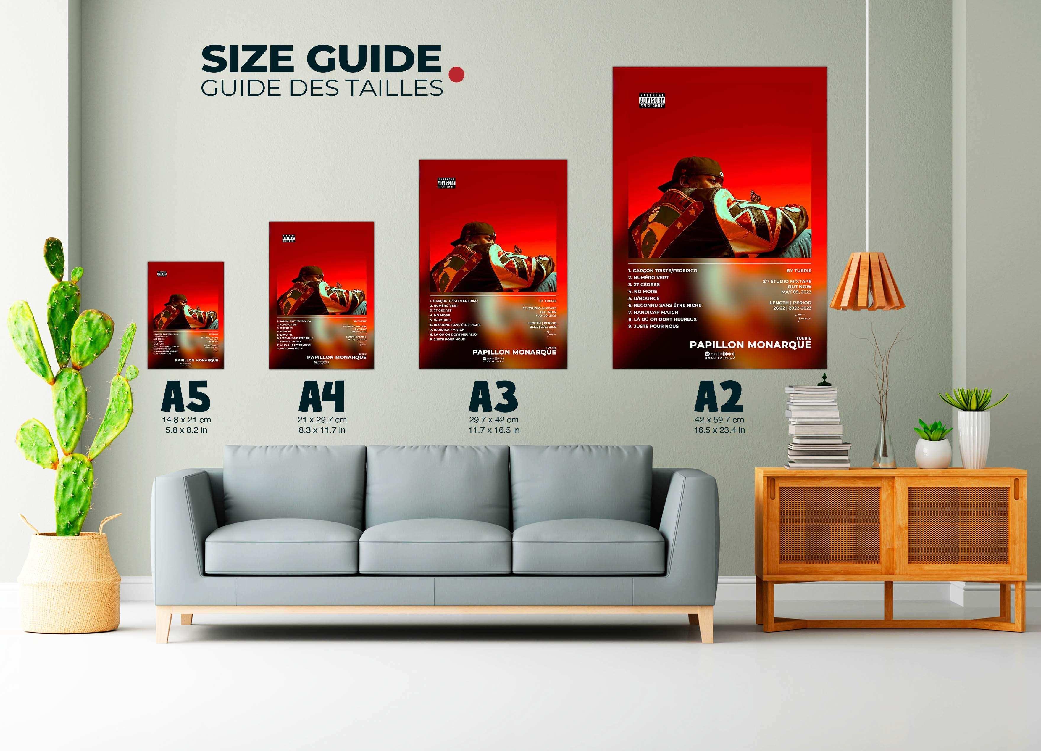 Papillon Monarque Tuerie Poster - Backyard