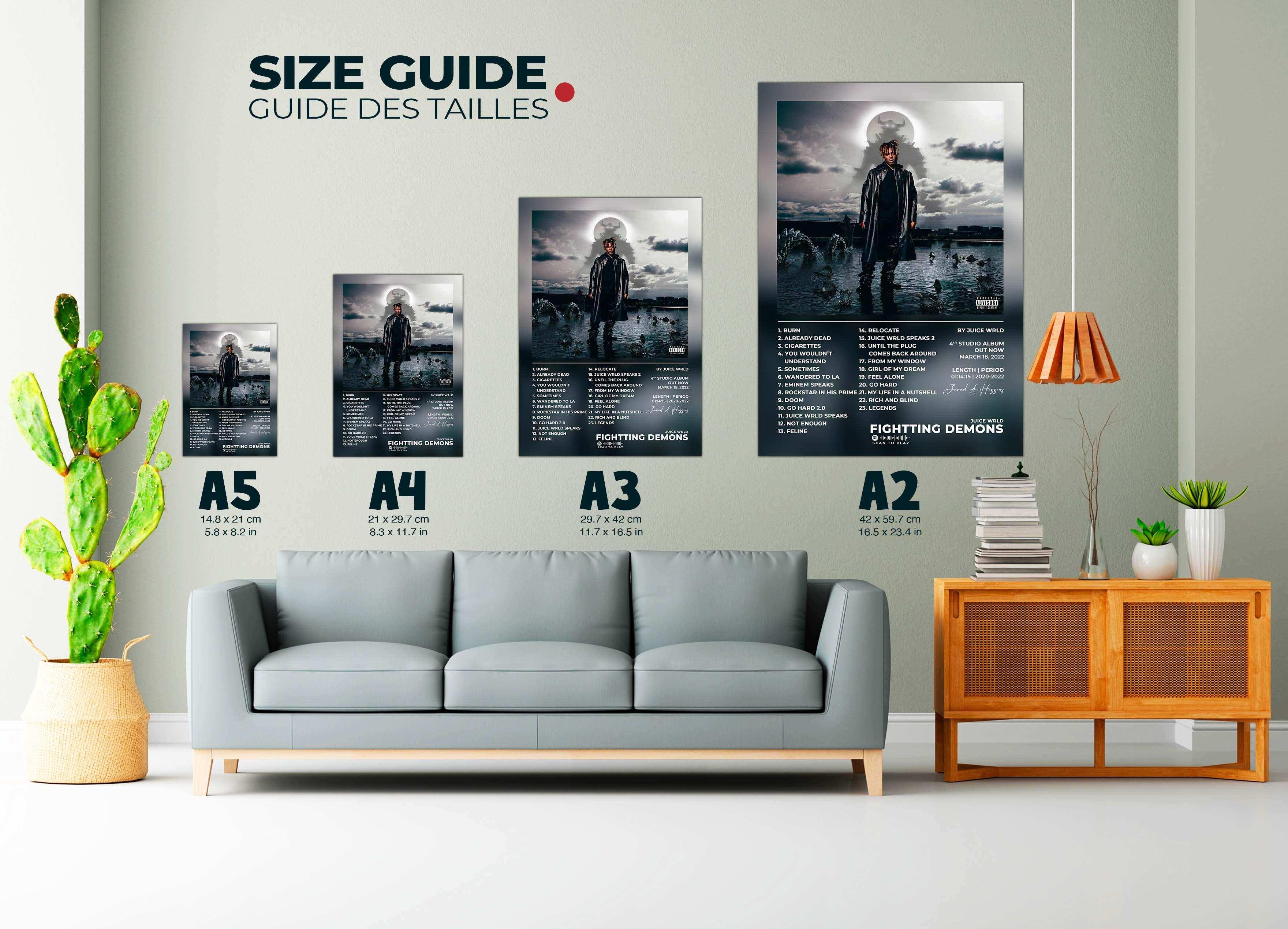 Fighting Demons Juice Wrld Poster - Backyard