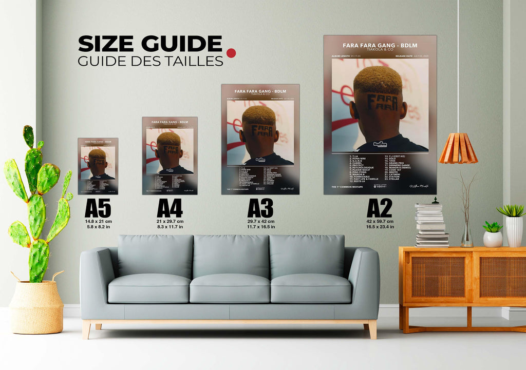 Poster Fara Fara Gang - BDLM Tiakola - Backyard