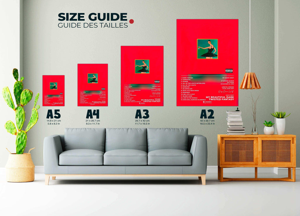 My Beautiful Dark Twisted Fantasy Kanye West Poster - Backyard