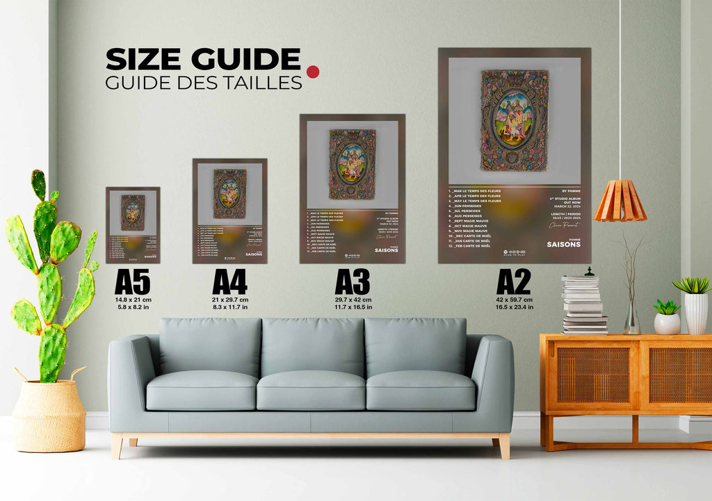Poster Saisons Pomme
