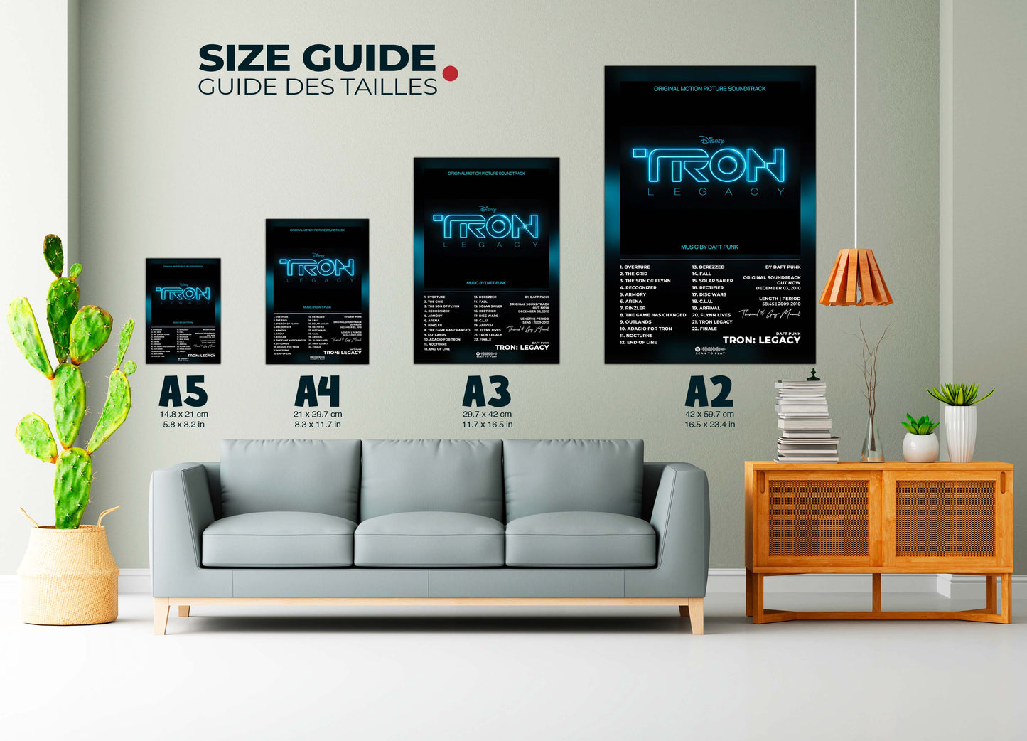 Tron Legacy Daft Punk Poster Backyard