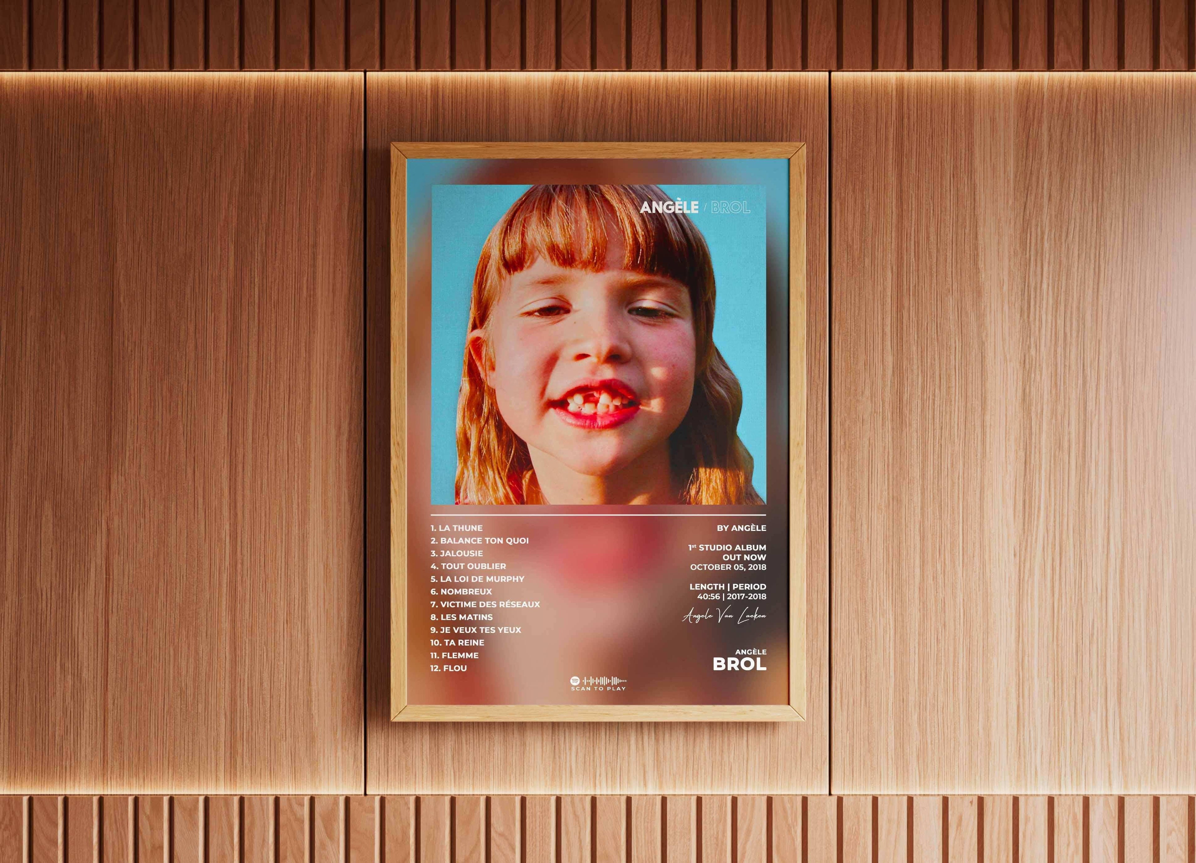 Affiche album avec photo d'enfant sur bois, fait en France, livraison gratuite 48h, cadeau Noël idéal