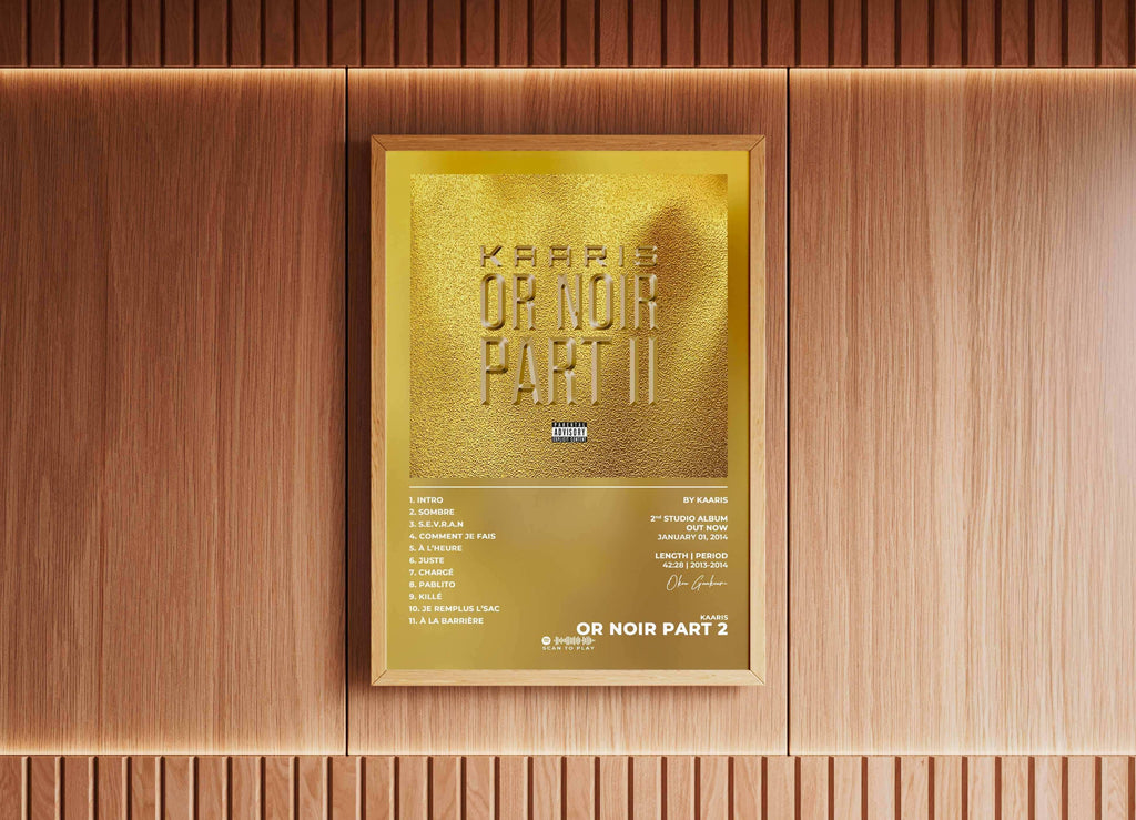 Or Noir 2 Kaaris Poster - Backyard