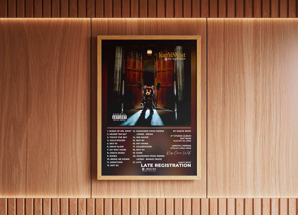 Late Registration Kanye West Poster - Backyard