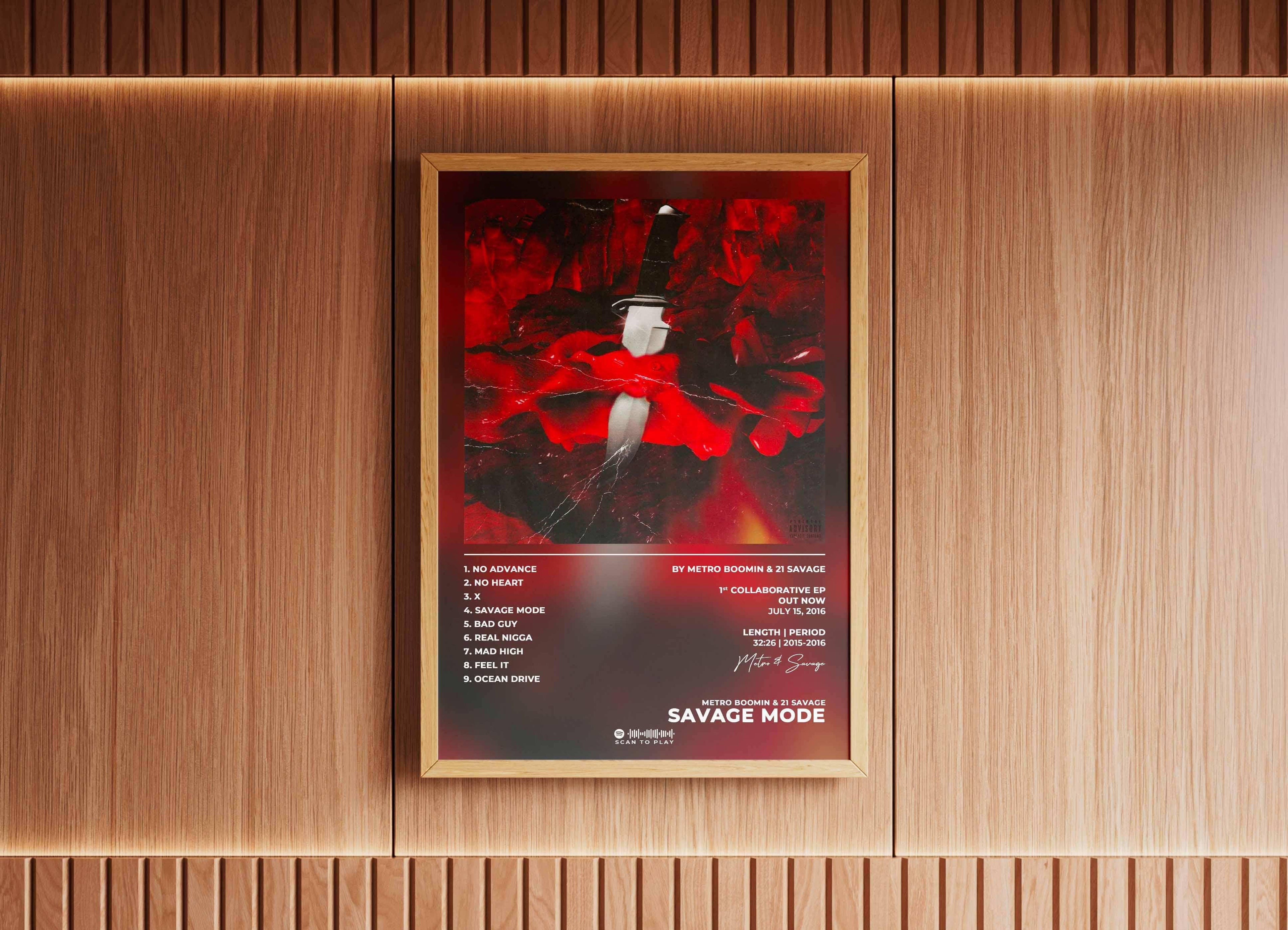 Savage Mode Metro Boomin Poster - Backyard