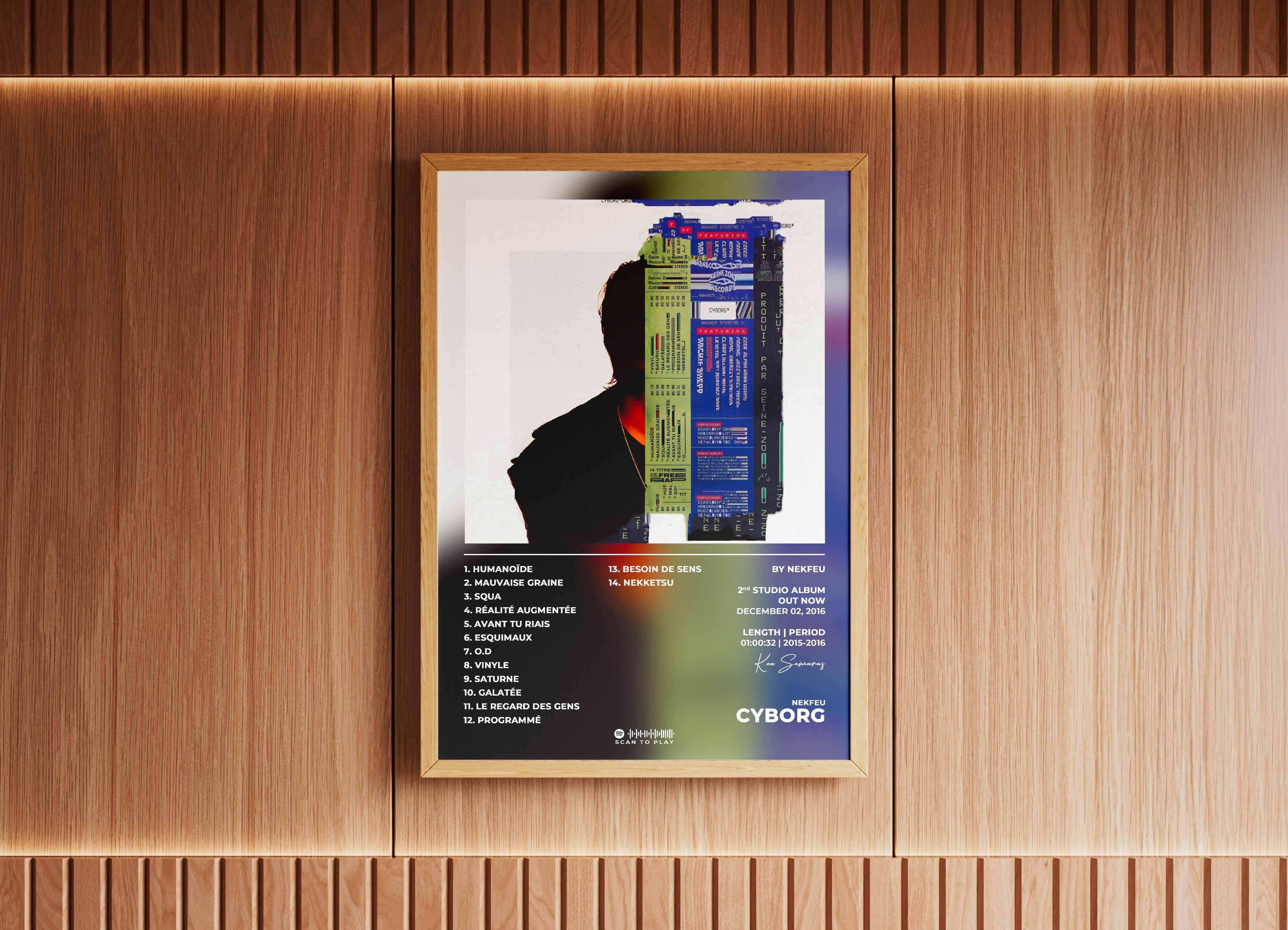 Cyborg Nekfeu Poster - Backyard