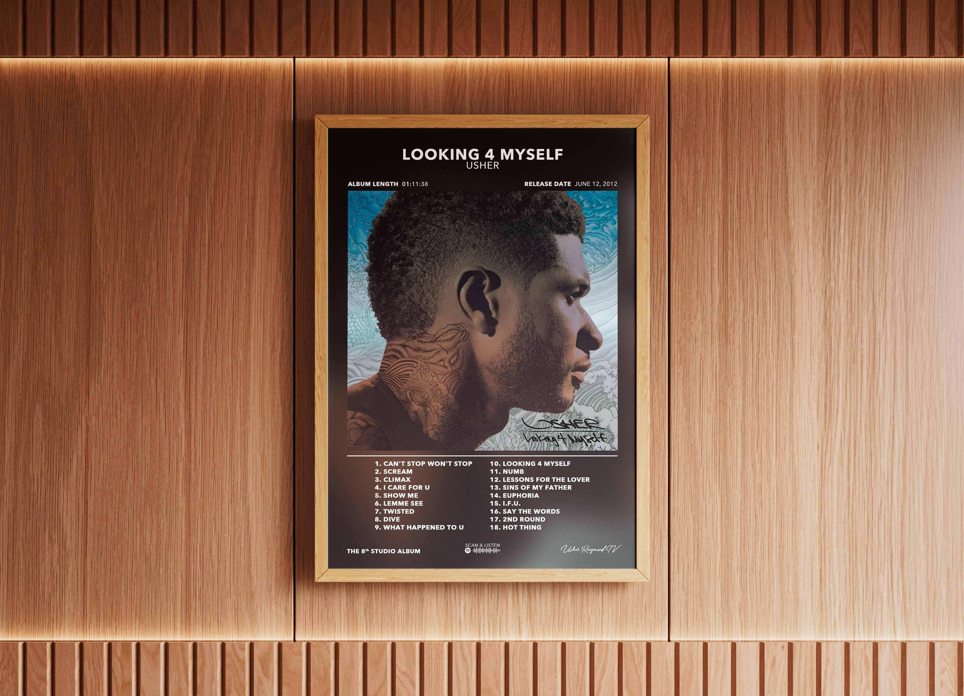 Poster Looking 4 Myself Usher - Backyard