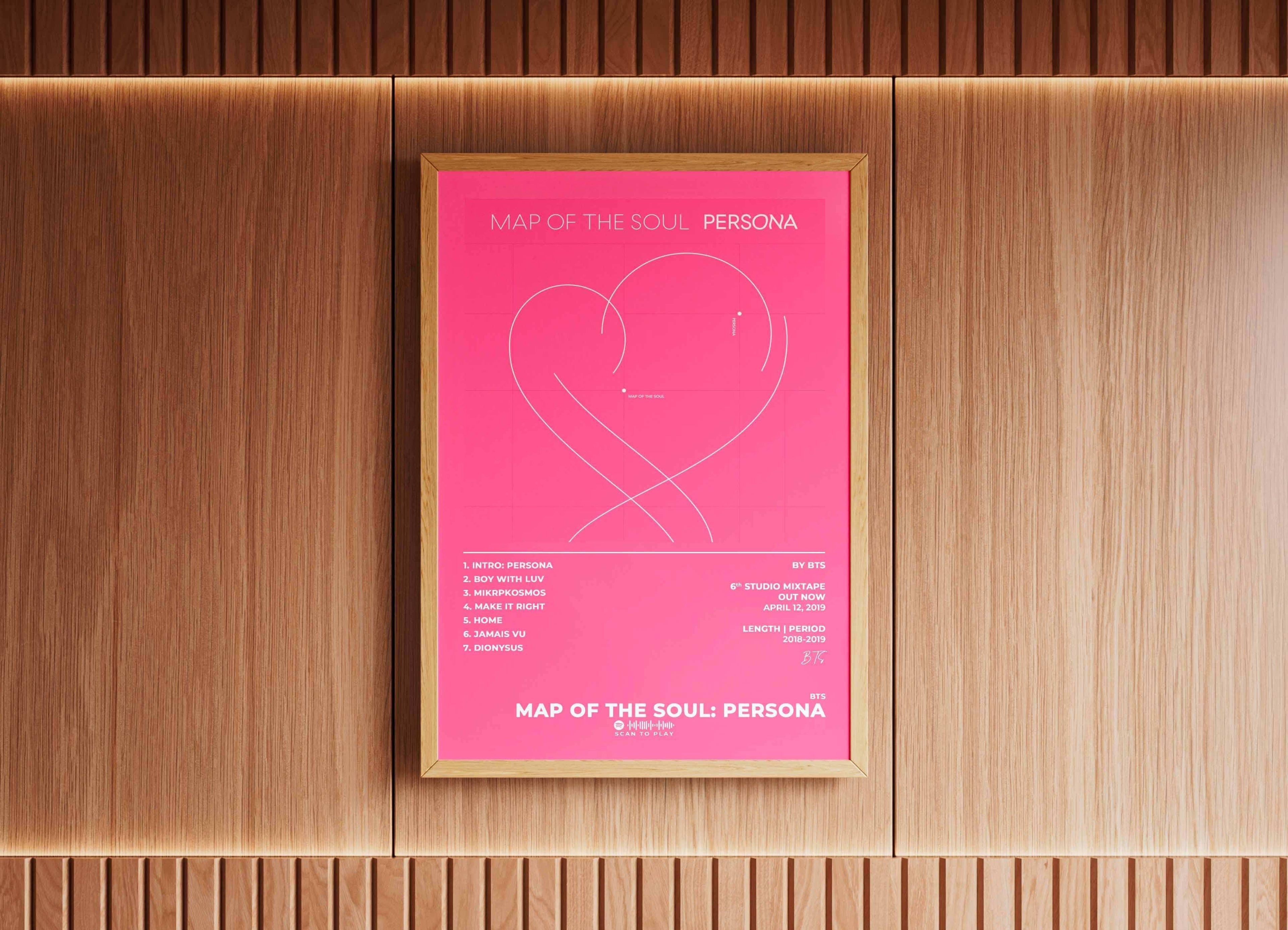Map Of The Soul : Persona BTS Poster - Backyard