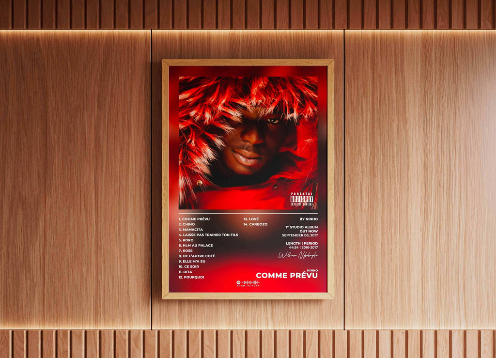 Comme Prévu Ninho Poster - Backyard