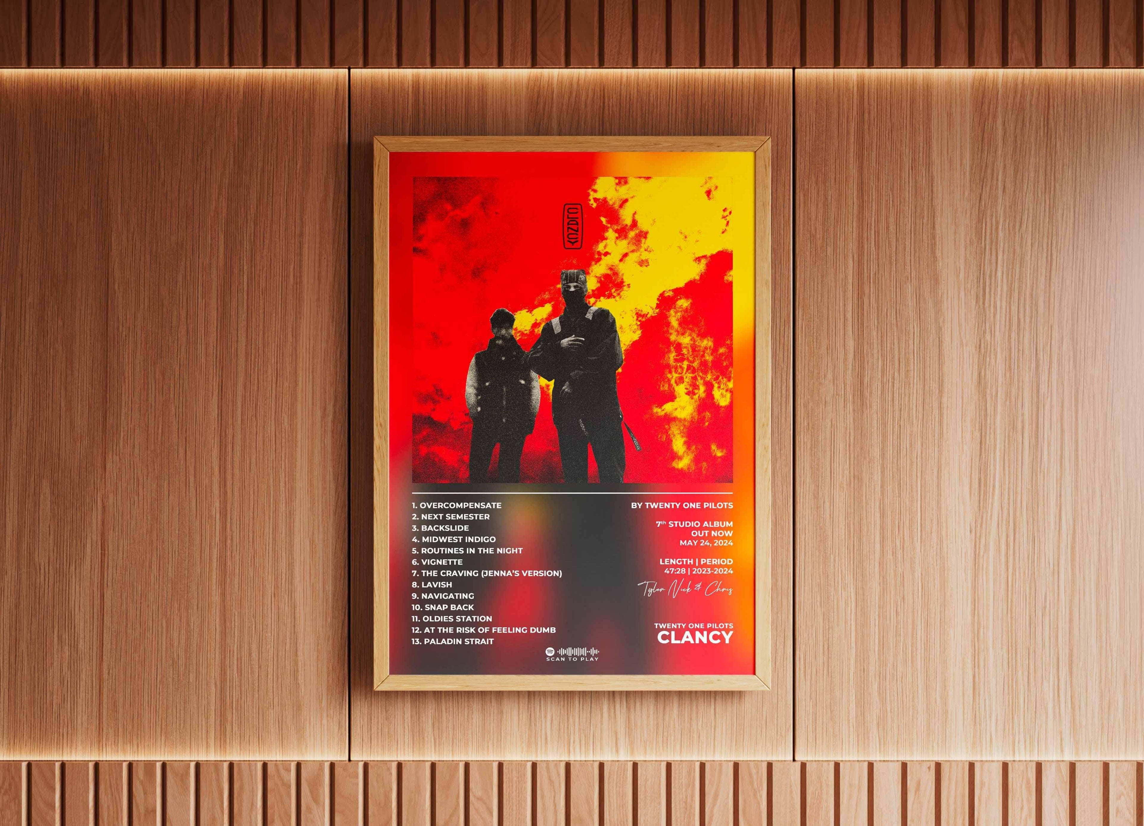 Clancy Twenty One Pilots Poster - Backyard