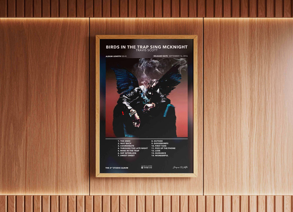Poster Birds In The Trap Sing Mcknight Travis Scott - Backyard