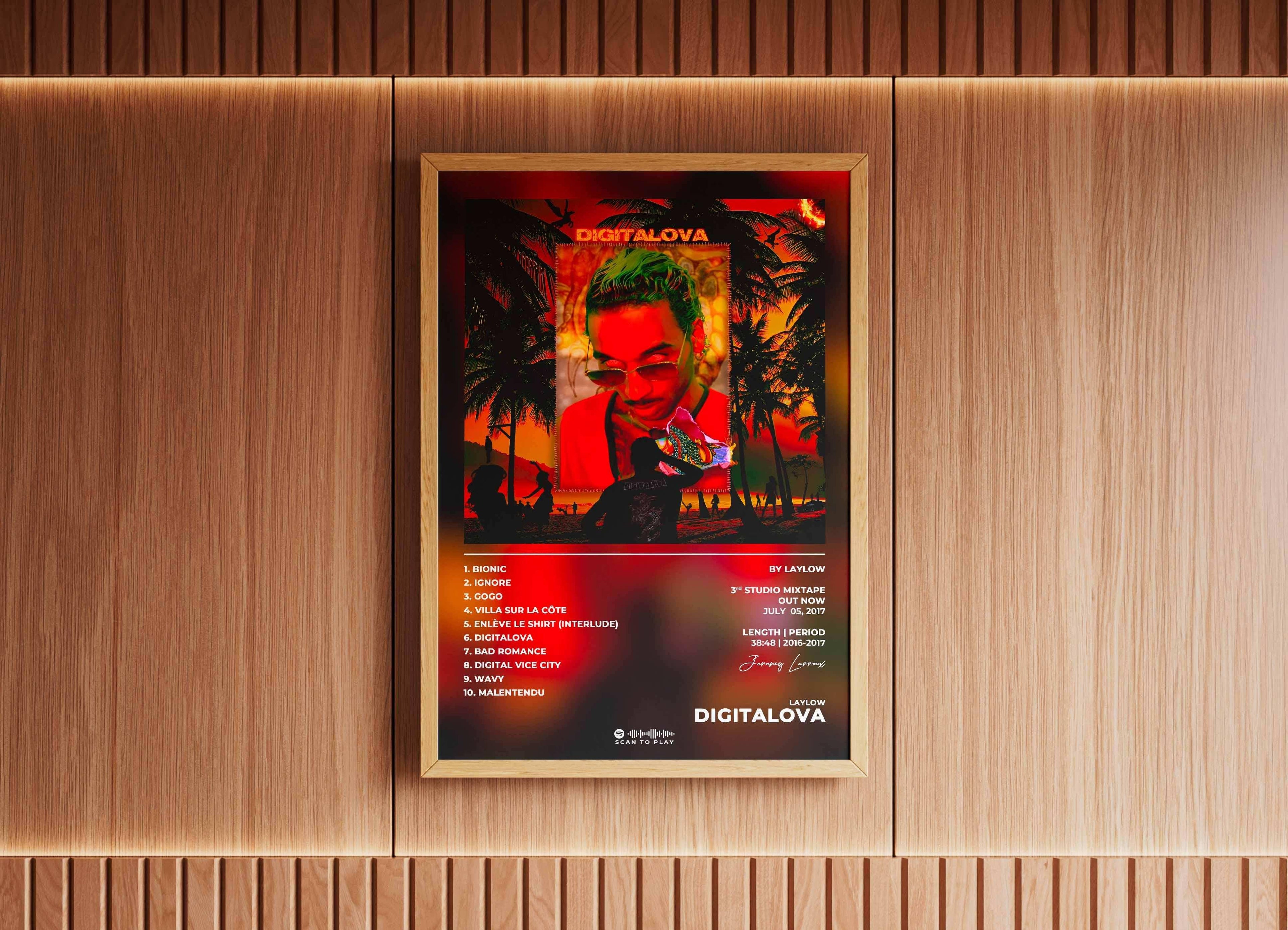 Digital Lova Laylow Poster - Backyard