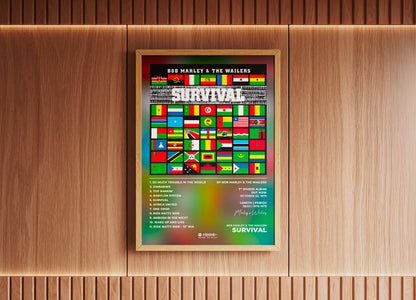 Survival Bob Marley Poster