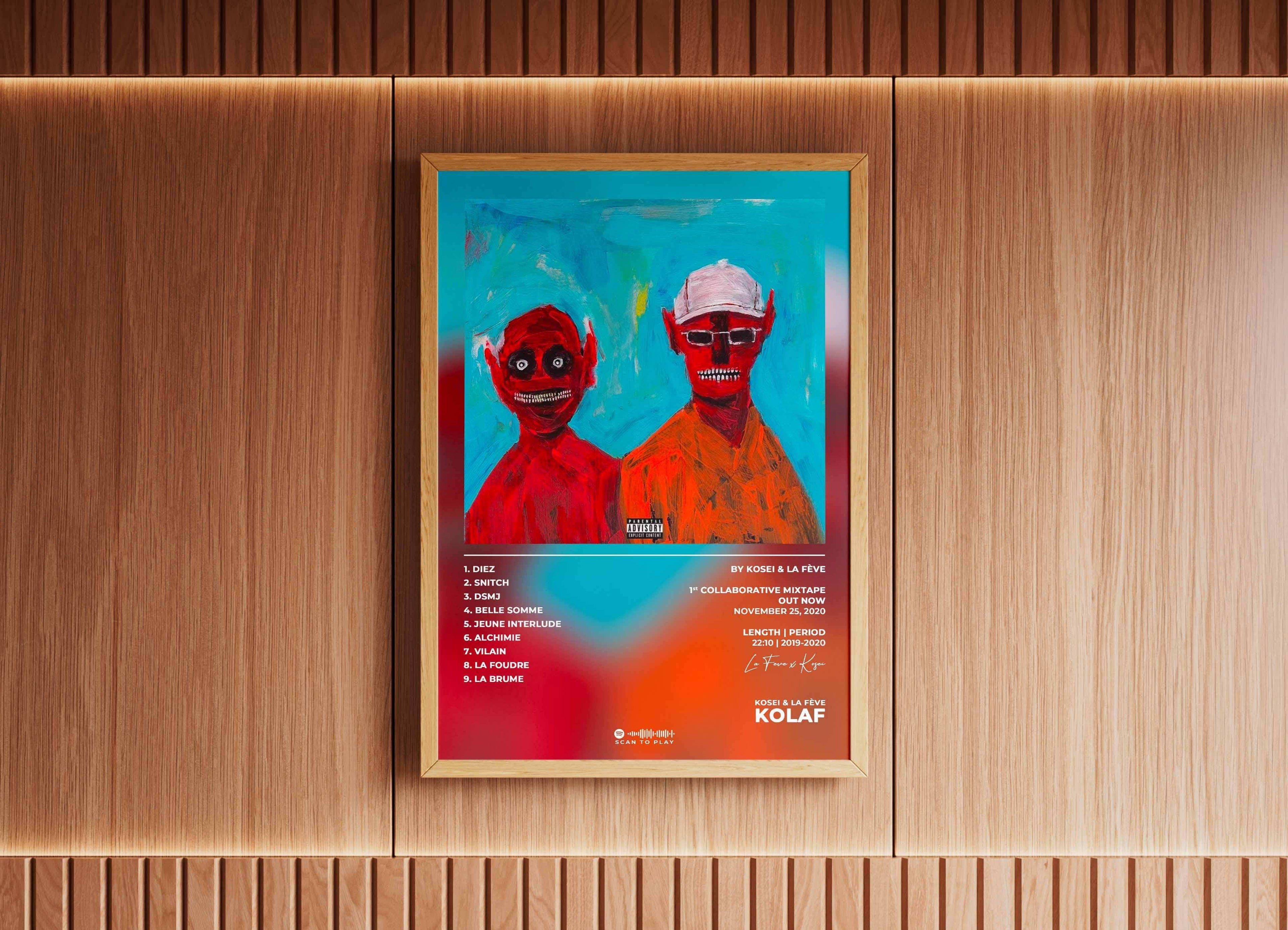 Kolaf Kosei & La Fève Poster - Backyard