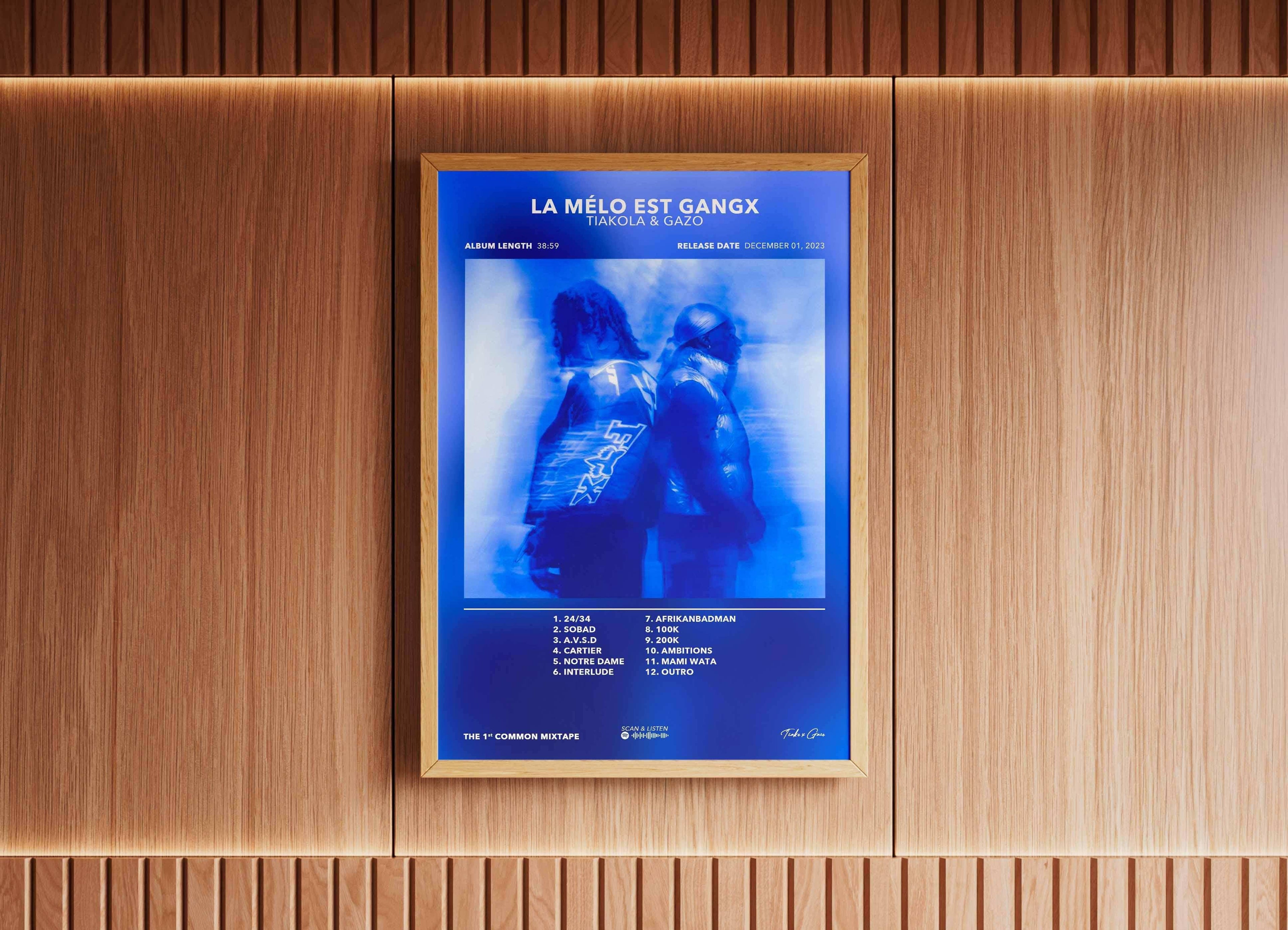 Poster La Mélo Est Gangx Tiakola & Gazo - Backyard