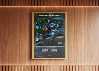 Poster 2014 Forest Hills Drive J. Cole